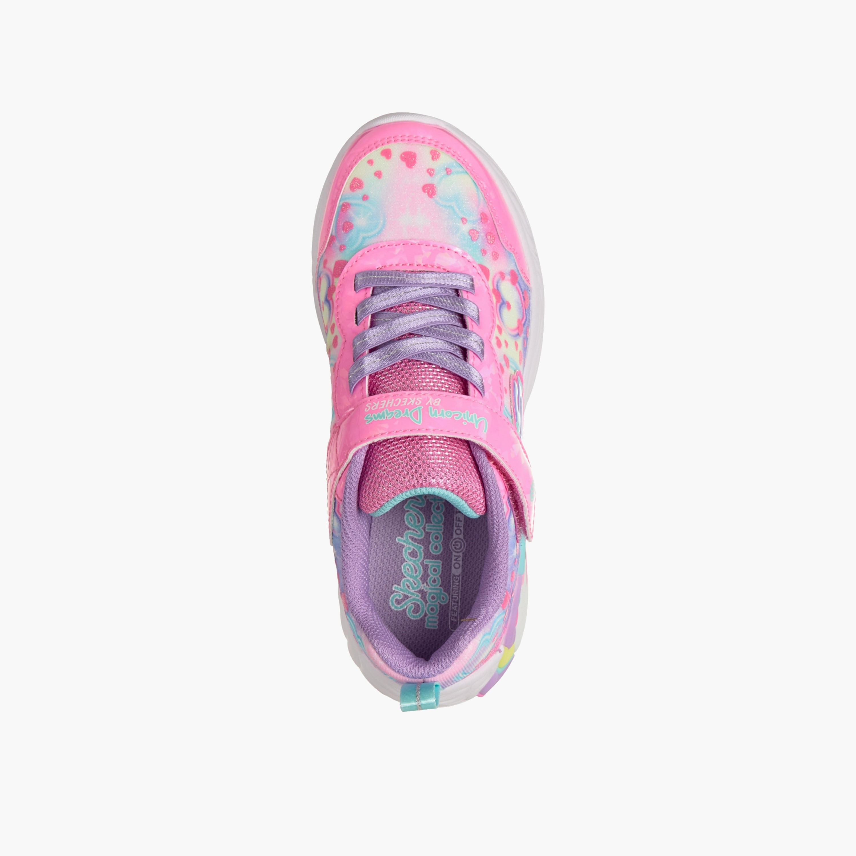 Skechers Girls UNICORN DREAMS Light-Up Sports Shoes-sports-girls-shoes-image-3