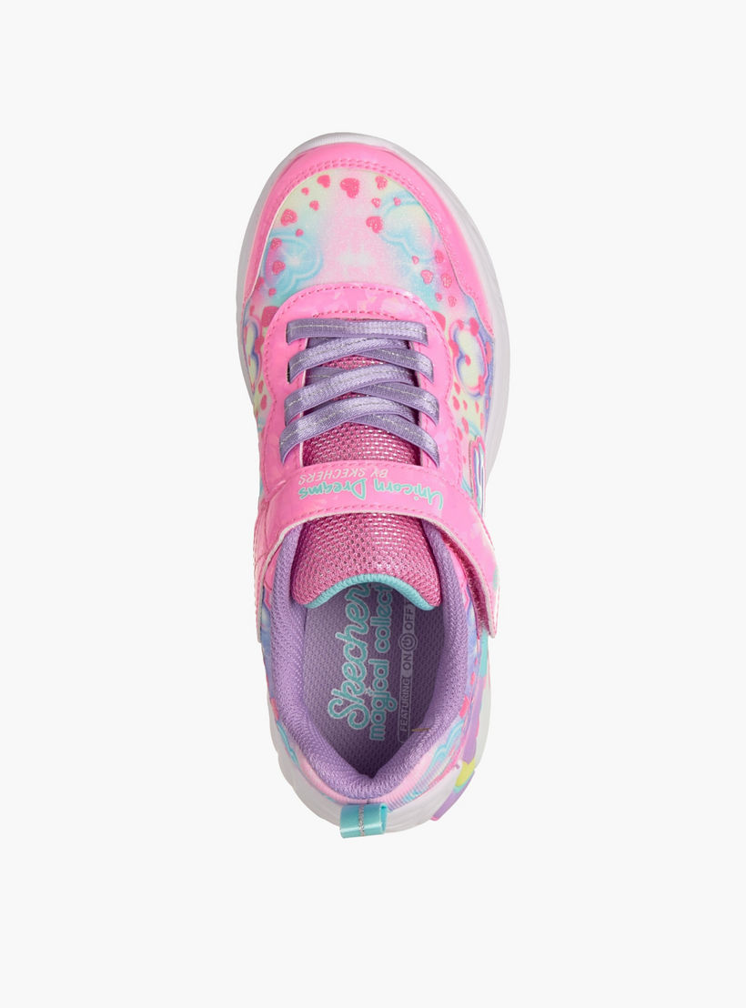 Skechers Girls UNICORN DREAMS Light-Up Sports Shoes-sports-girls-shoes-image-3