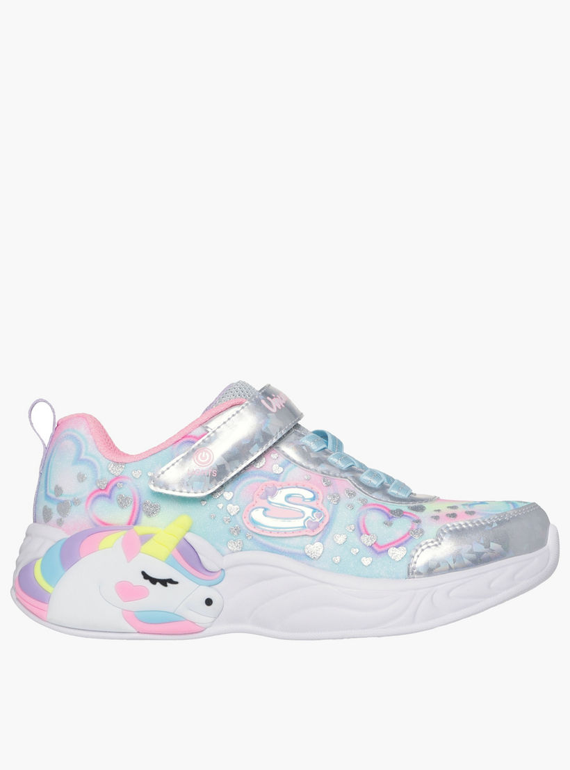 حذاء رياضي مضيء يونيكورن دريمز للبنات من سكيتشرز-girls-shoes-sneakers-image-2