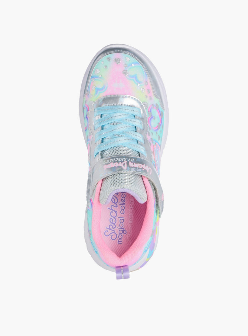 حذاء رياضي مضيء يونيكورن دريمز للبنات من سكيتشرز-girls-shoes-sneakers-image-3
