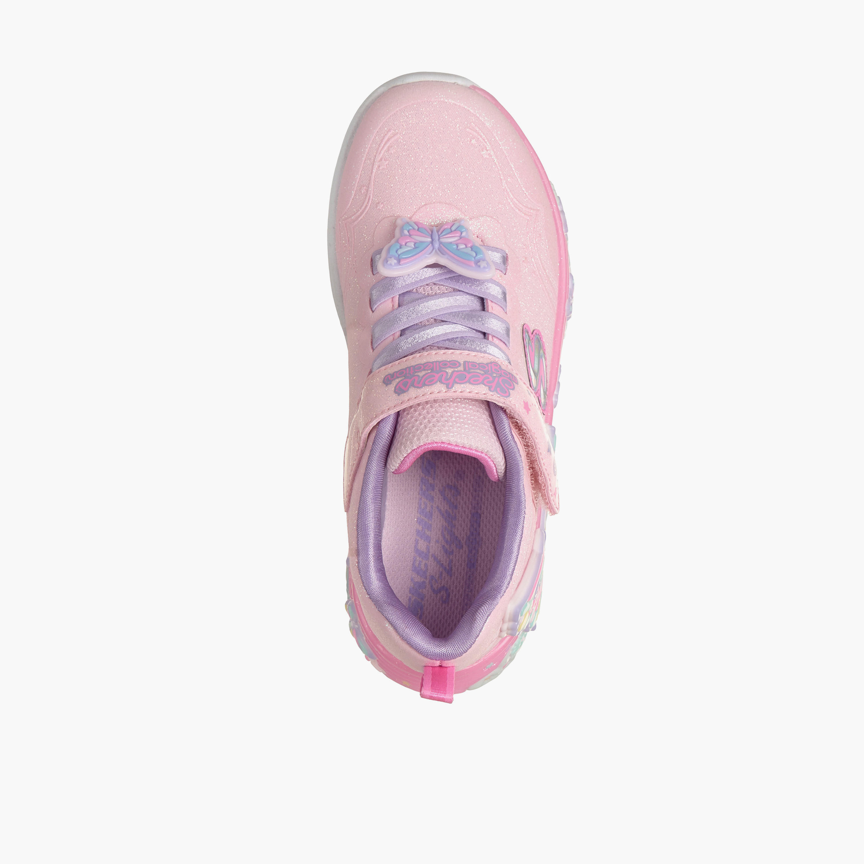 Skechers Girls BUTTERFLY BLISS Hook & Loop Sneakers-girls-shoes-sneakers-image-3