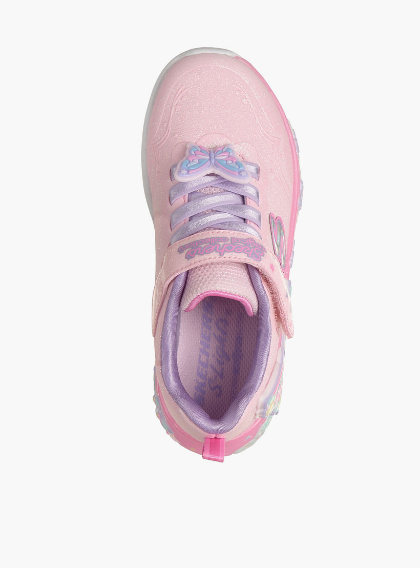 Skechers Girls BUTTERFLY BLISS Hook & Loop Sneakers-girls-shoes-sneakers-image-3