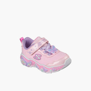 Skechers Girls LIL BUTTERFLY BLISS Hook & Loop Sneakers-baby-girls-shoes-image-1