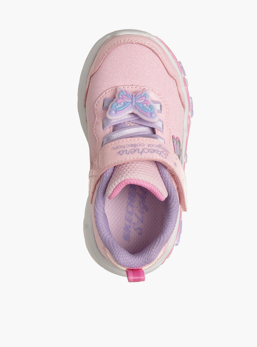 Skechers Girls LIL BUTTERFLY BLISS Hook & Loop Sneakers-girls-shoes-sneakers-image-3
