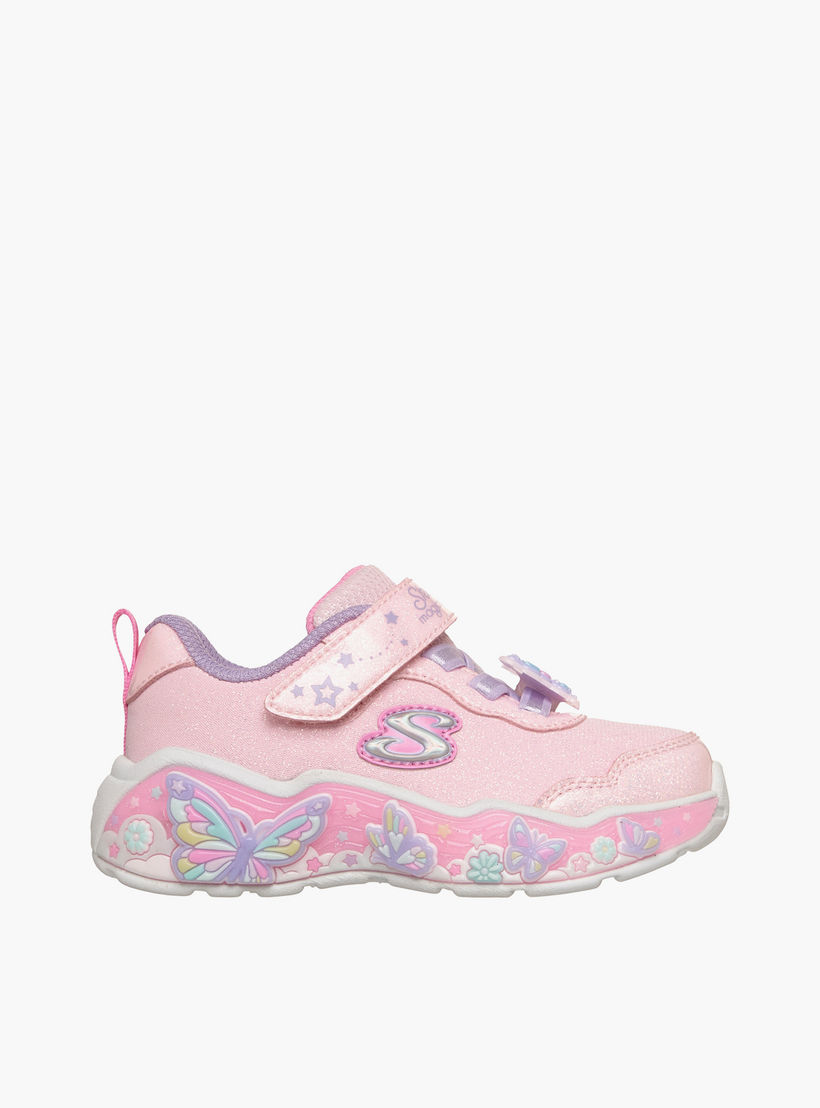 Skechers Girls LIL BUTTERFLY BLISS Hook & Loop Sneakers-girls-shoes-sneakers-image-4