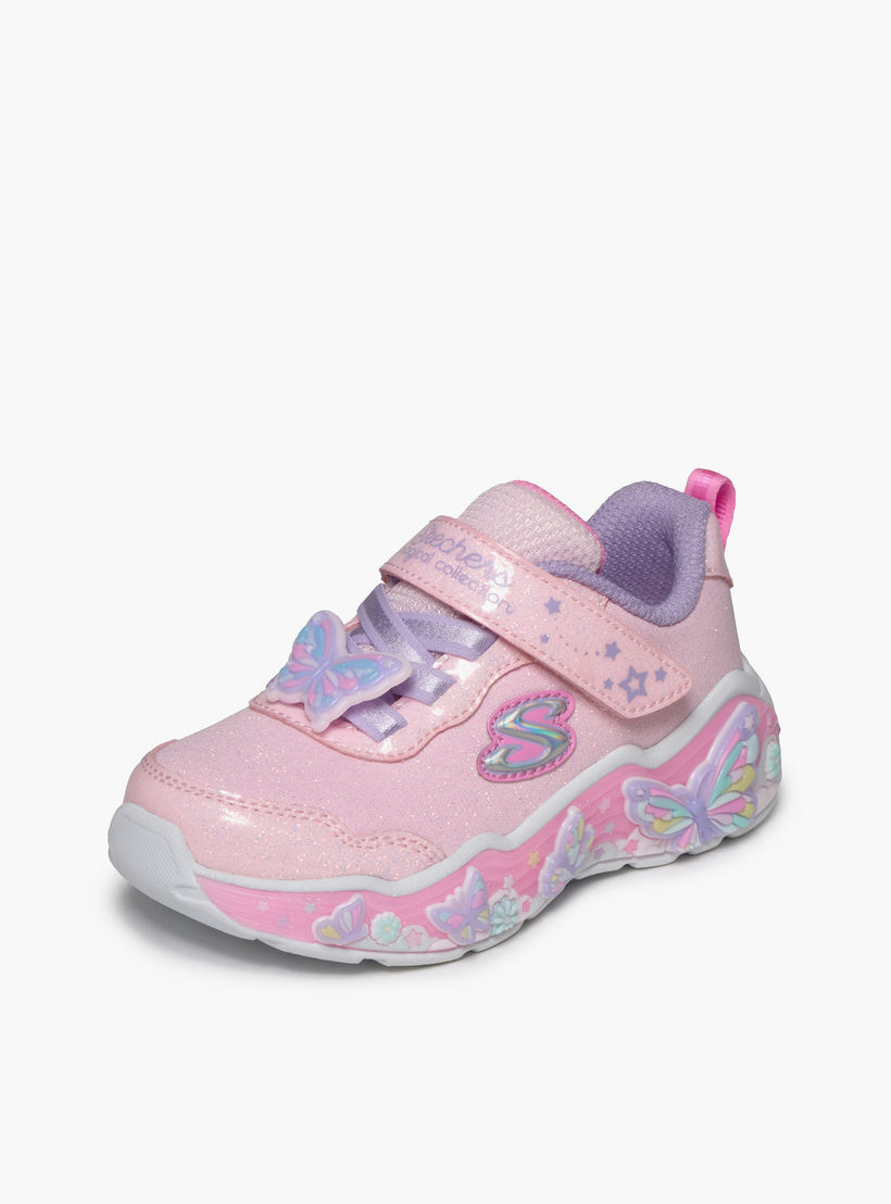 Skechers Girls LIL BUTTERFLY BLISS Hook & Loop Sneakers-girls-shoes-sneakers-image-5