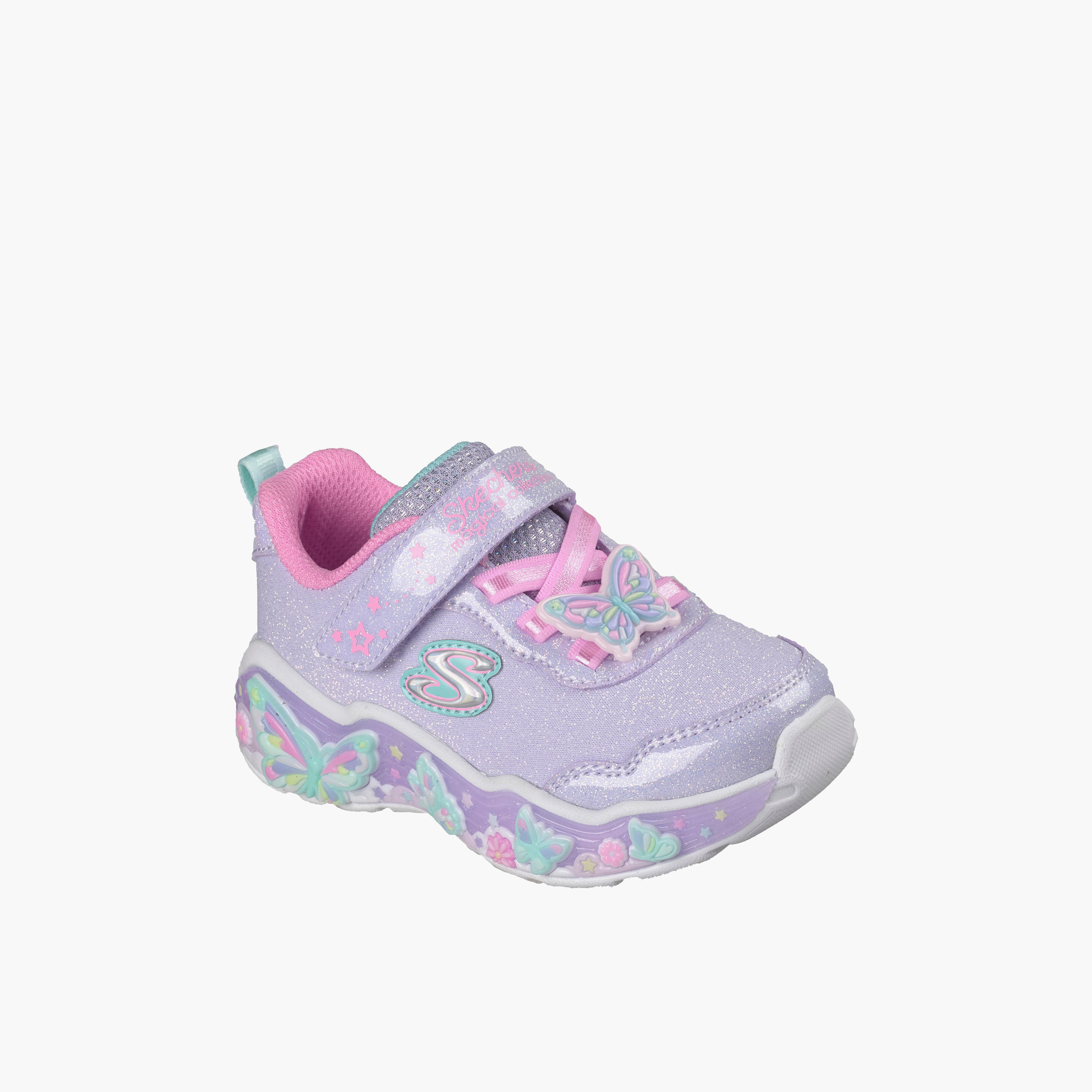 Skechers Girls LIL BUTTERFLY BLISS Hook & Loop Sneakers-girls-shoes-sneakers-image-1