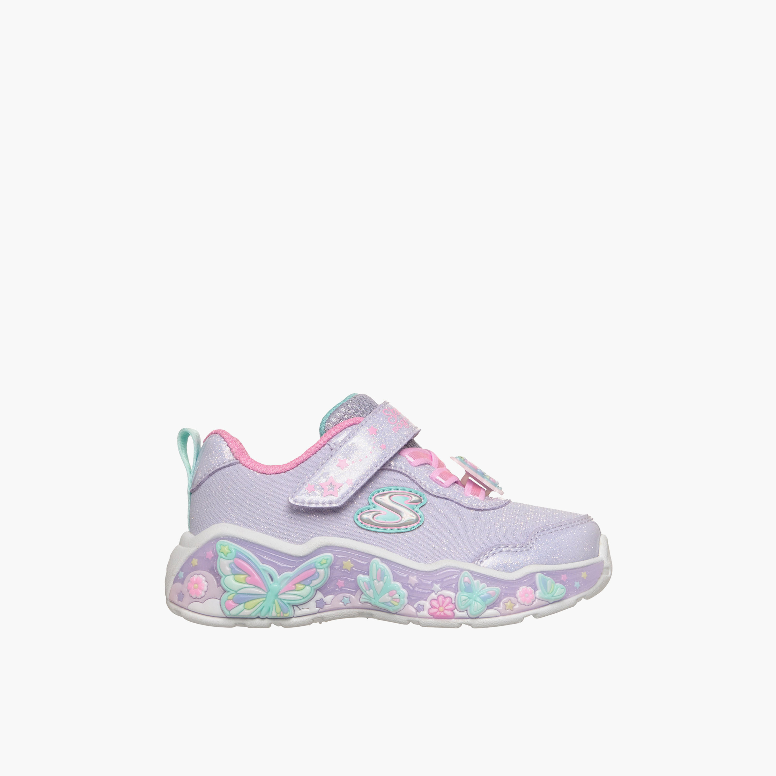 Skechers Girls LIL BUTTERFLY BLISS Hook & Loop Sneakers-girls-shoes-sneakers-image-4
