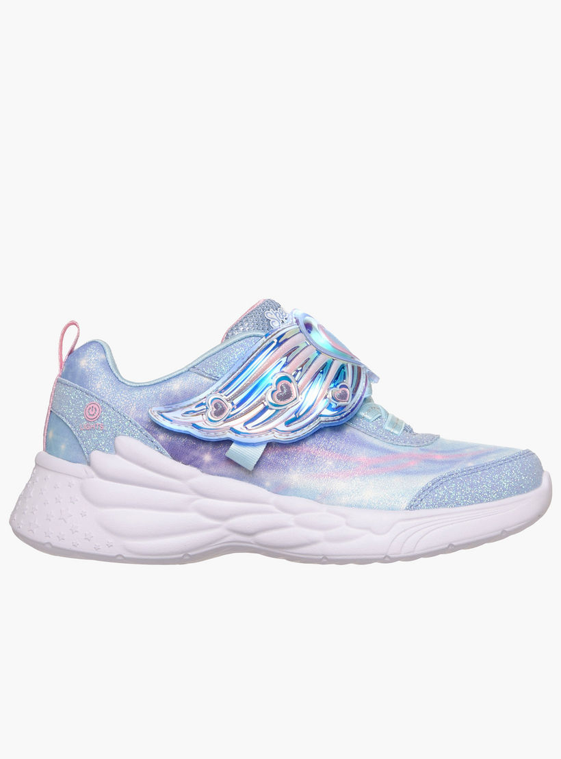 Skechers Girls Dream Racer Light-Up Sports Shoes-girls-shoes-sneakers-image-4