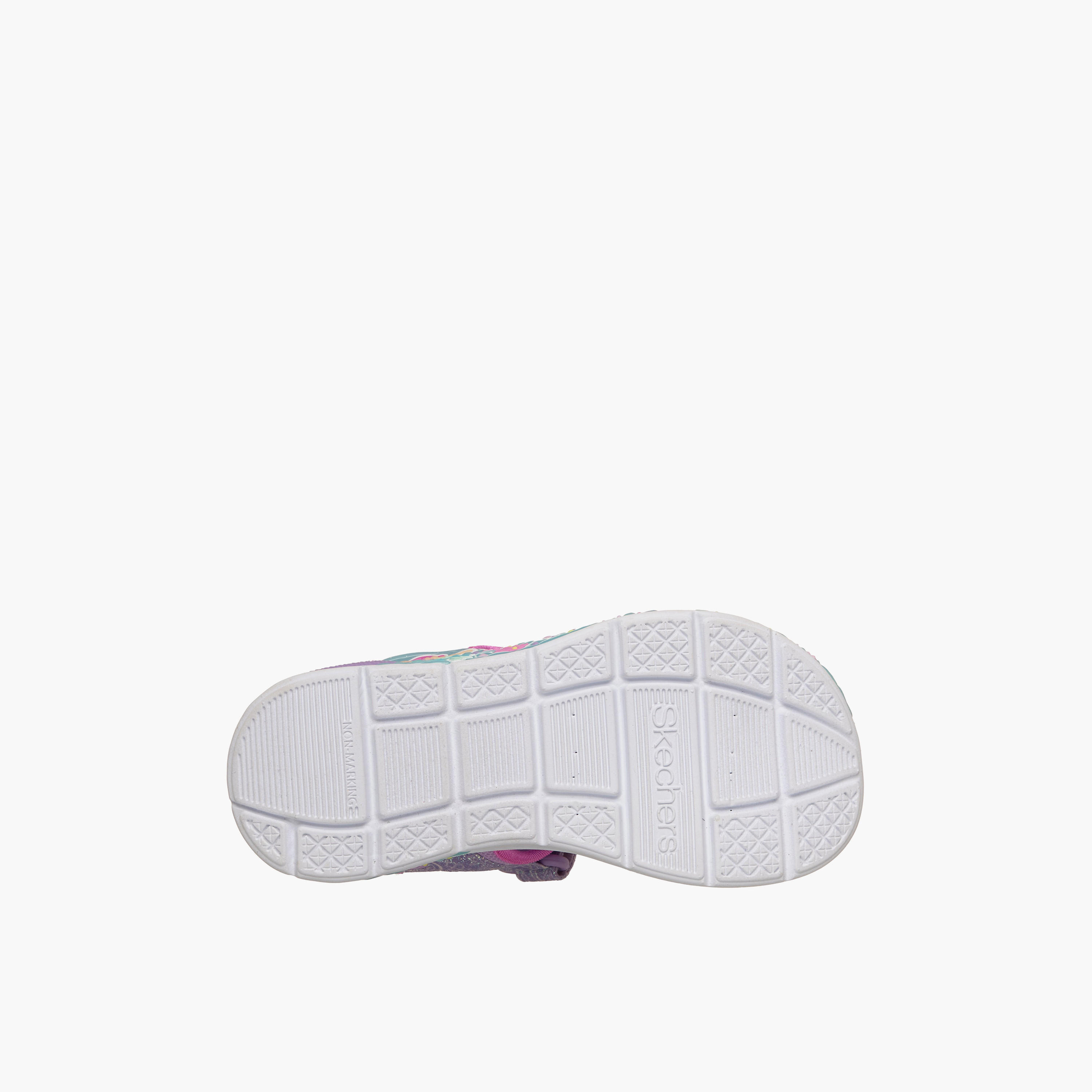 صندل مسطح بشريط إغلاق لاصق ميرميد دريمز للبنات من سكيتشرز-girls-shoes-sandals-image-5