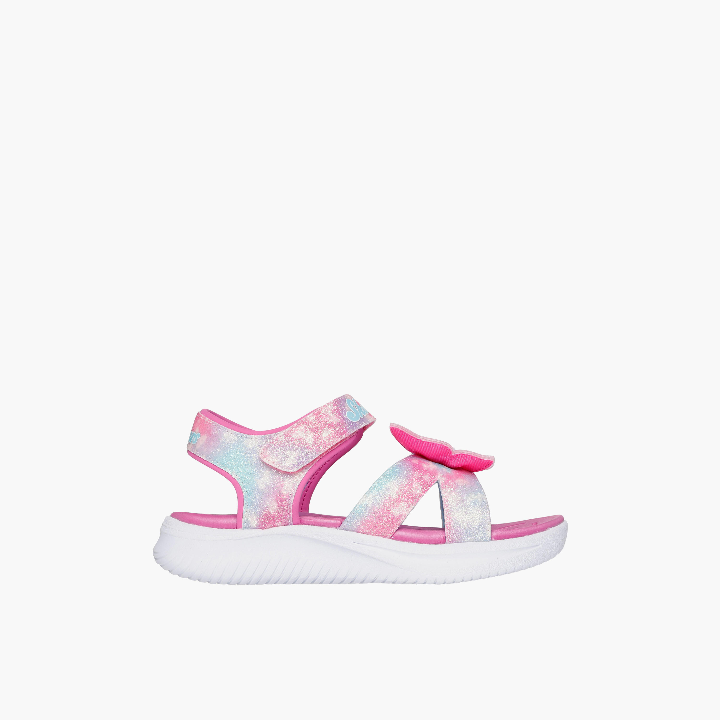 Skechers Girls JUMPSTERS Hook & Loop Light-Up Sandals - 303109L-PKMT-CP-girls-shoes-sandals-image-4