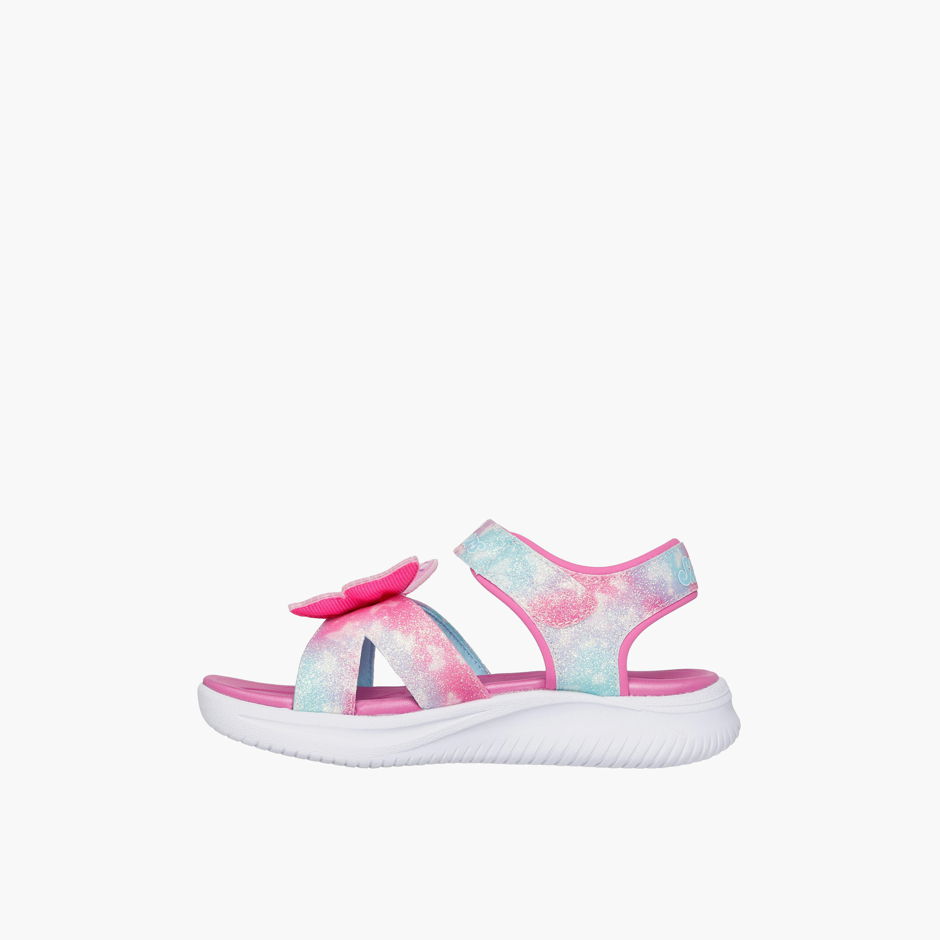 Skechers Girls JUMPSTERS Hook & Loop Light-Up Sandals - 303109L-PKMT-CP-girls-shoes-sandals-image-5