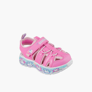 Skechers PLAY SCENE SPLASH Hook and Loop Sandals - 303162N-PKLP-CP-baby-girls-shoes-image-1