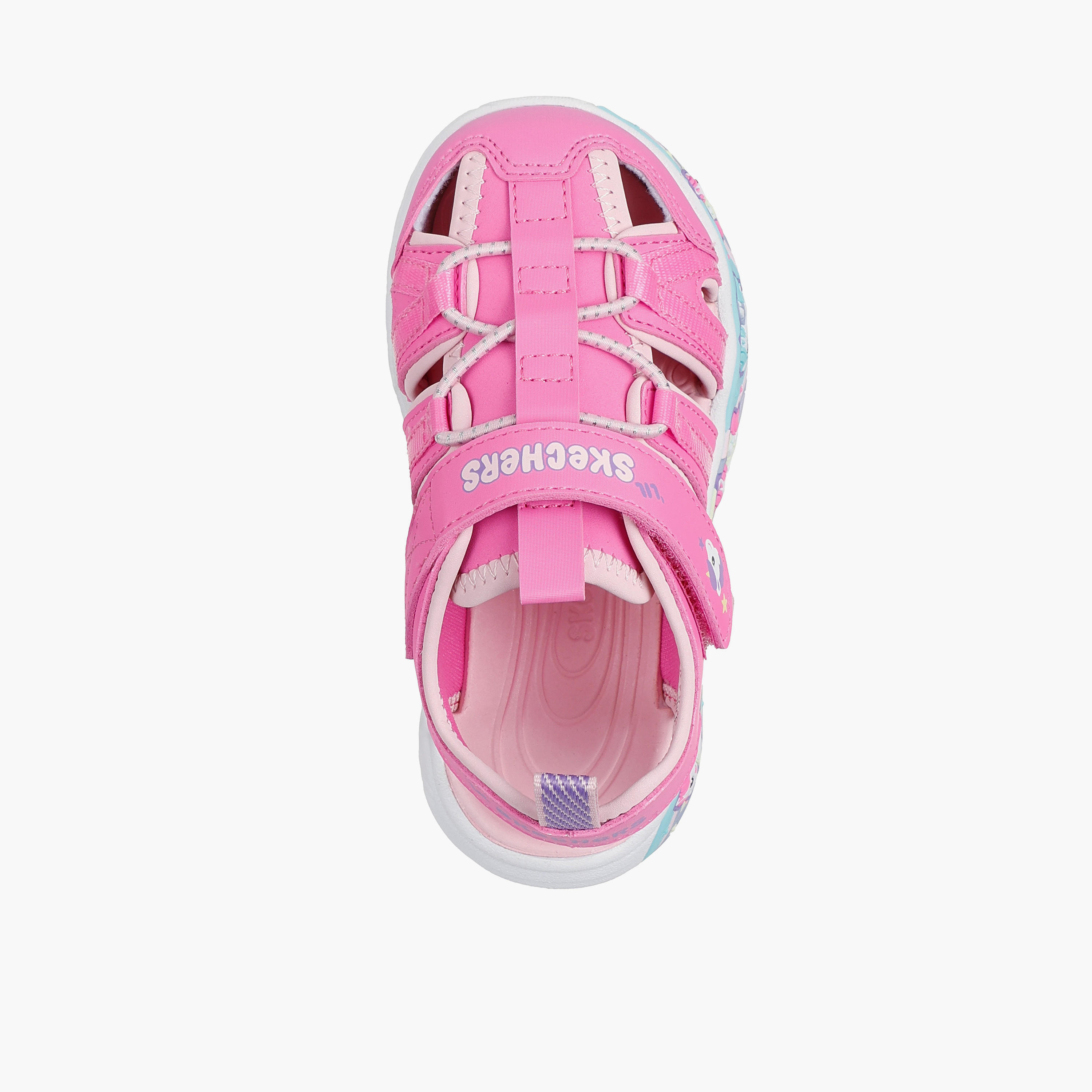 Skechers PLAY SCENE SPLASH Hook and Loop Sandals - 303162N-PKLP-CP-baby-girls-shoes-sandals-image-2