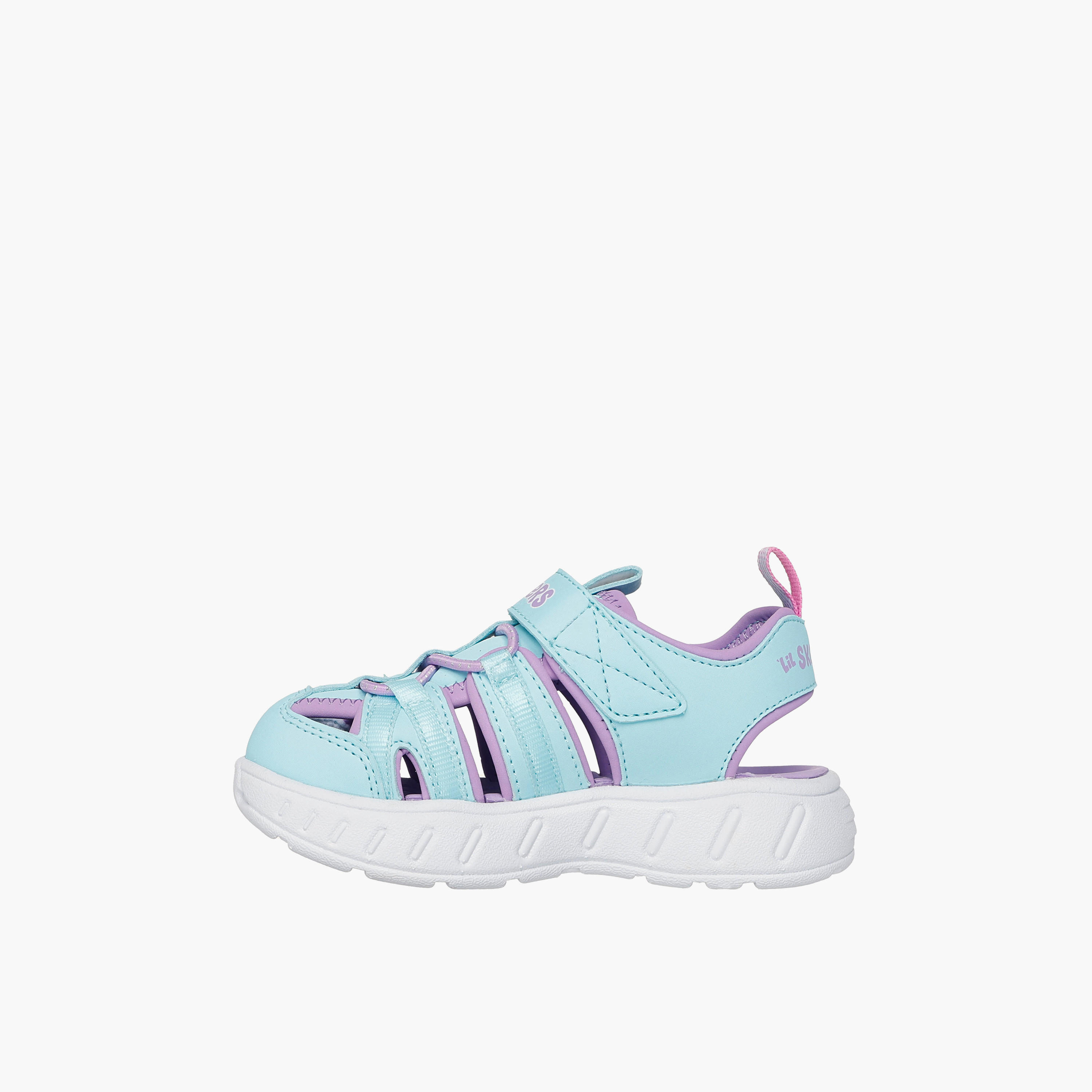 Skechers PLAY SCENE SPLASH Sandals with Hook & Loop Closure - 303162N-TQLV-CP-baby-girls-shoes-sandals-image-3