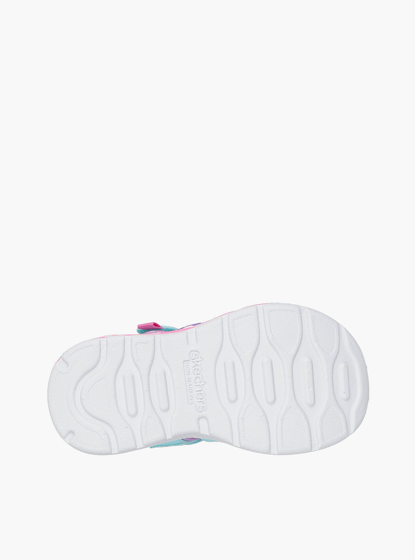 Skechers PLAY SCENE SPLASH Sandals with Hook & Loop Closure - 303162N-TQLV-CP-baby-girls-shoes-sandals-image-4