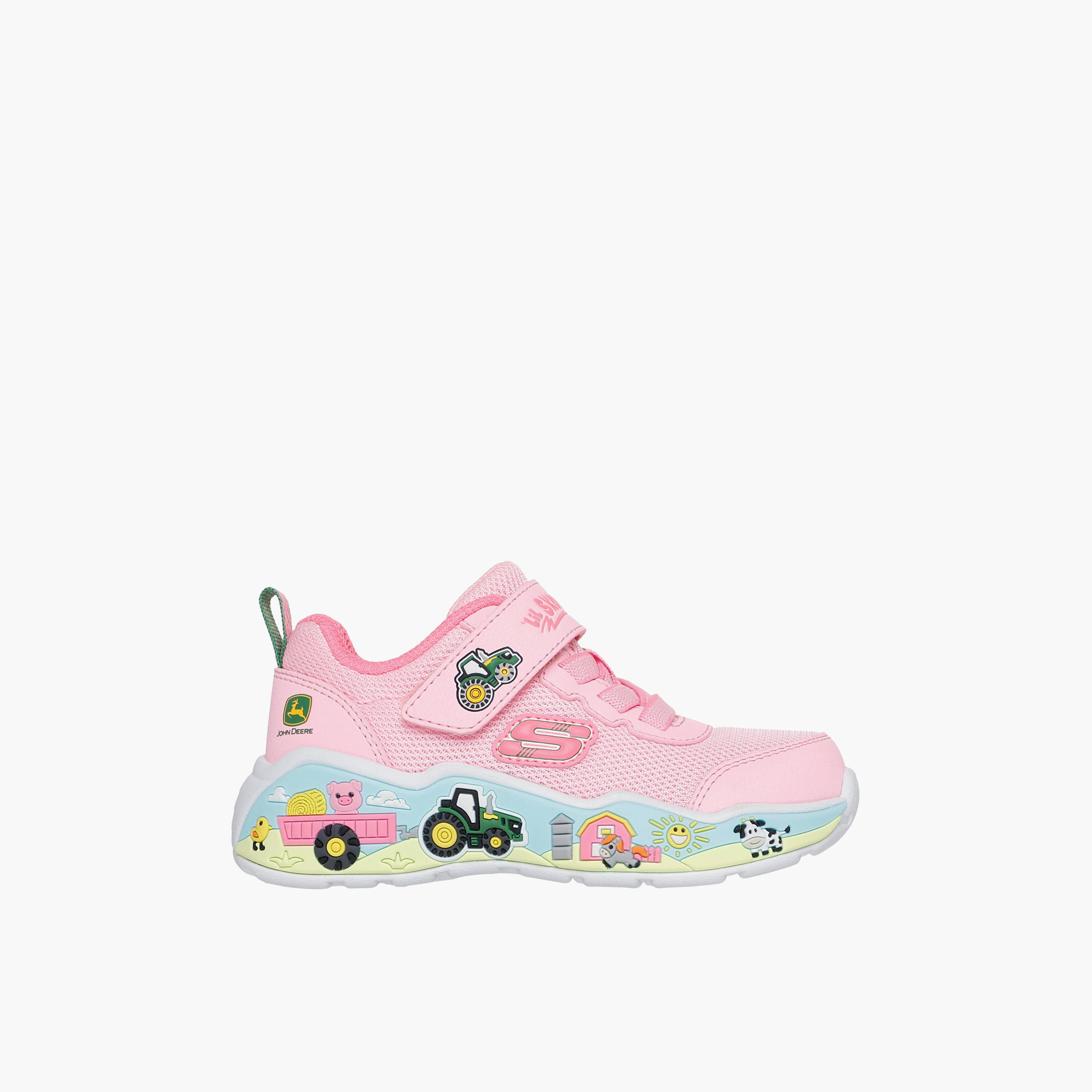 حذاء سنيكرز بلاي سين بشريط إغلاق لاصق للبنات من سكيتشرز-girls-shoes-sneakers-image-3