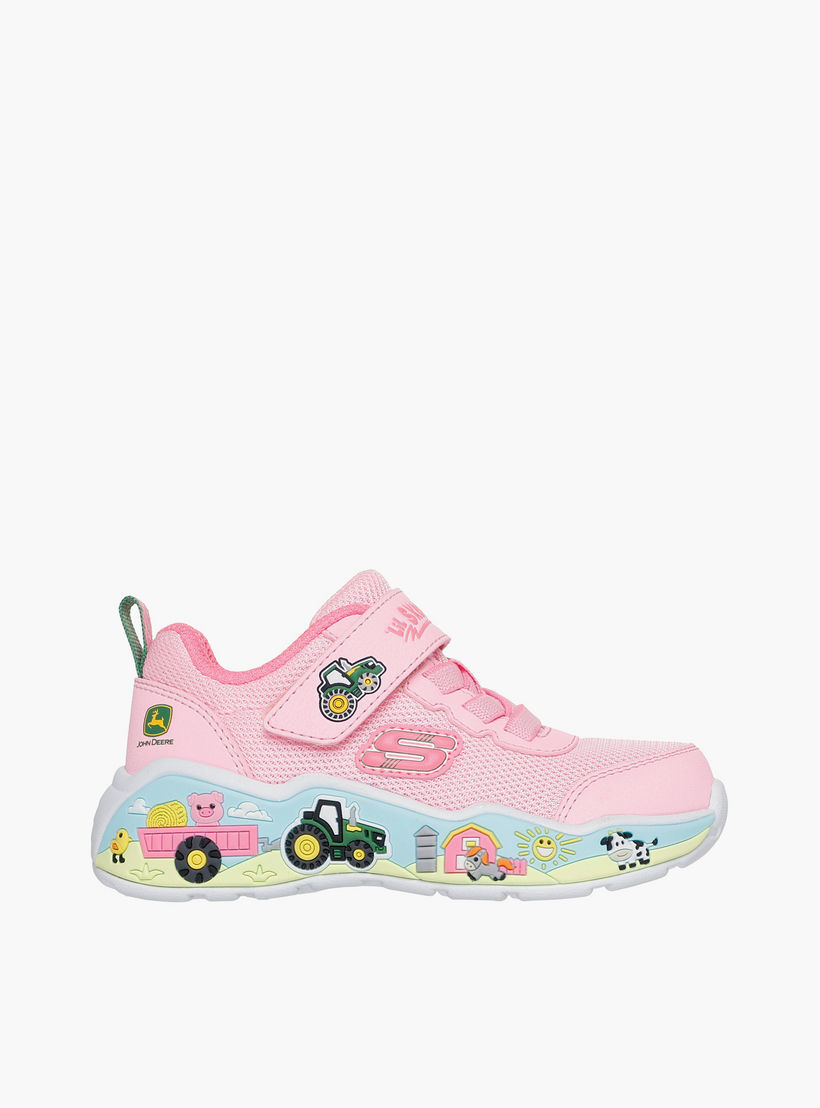 حذاء سنيكرز بلاي سين بشريط إغلاق لاصق للبنات من سكيتشرز-girls-shoes-sneakers-image-3