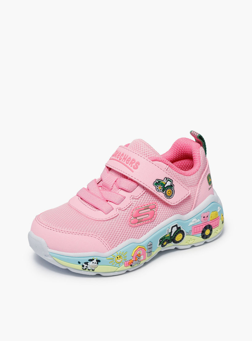 حذاء سنيكرز بلاي سين بشريط إغلاق لاصق للبنات من سكيتشرز-girls-shoes-sneakers-image-4