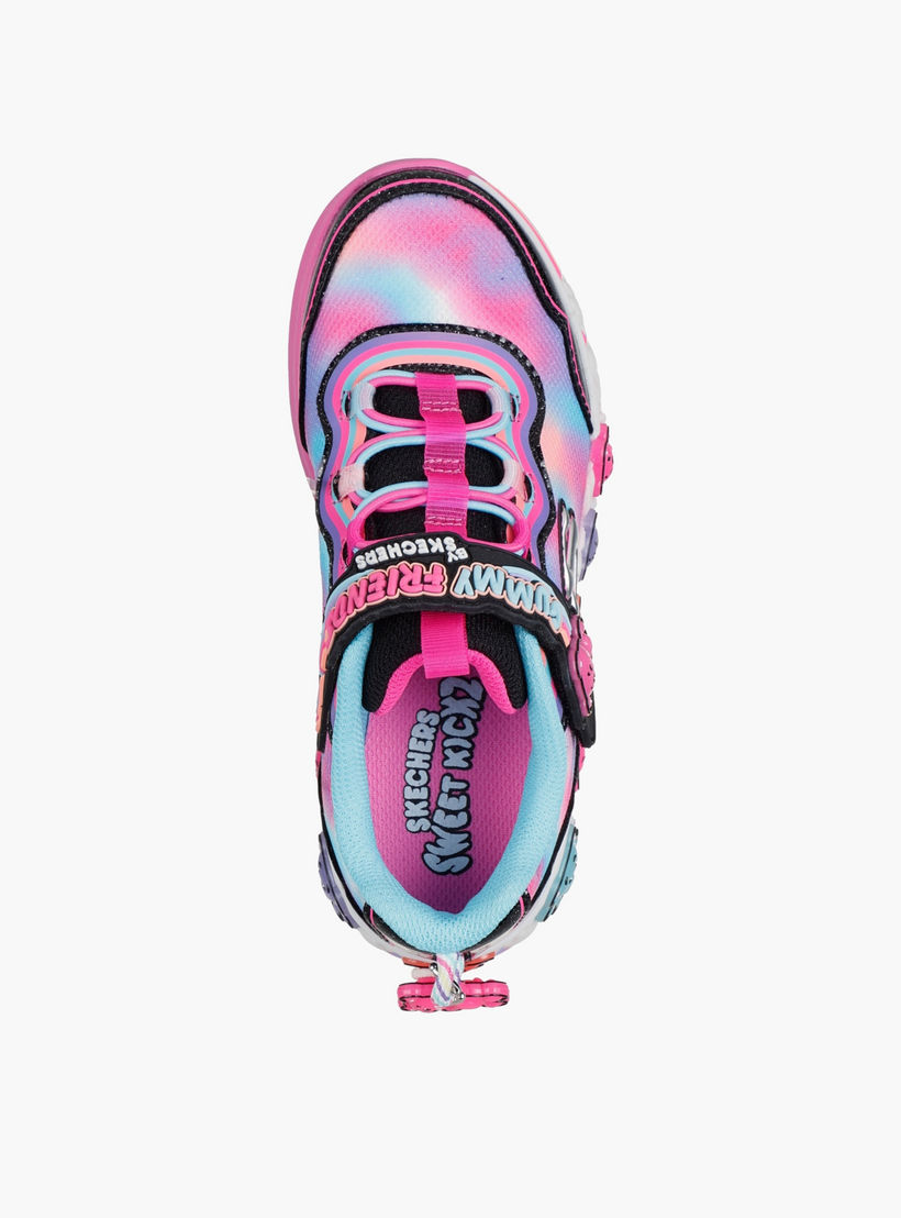 Skechers Girls GUMMY FRIENDS Hook & Loop Sports Shoes-girls-shoes-sneakers-image-2