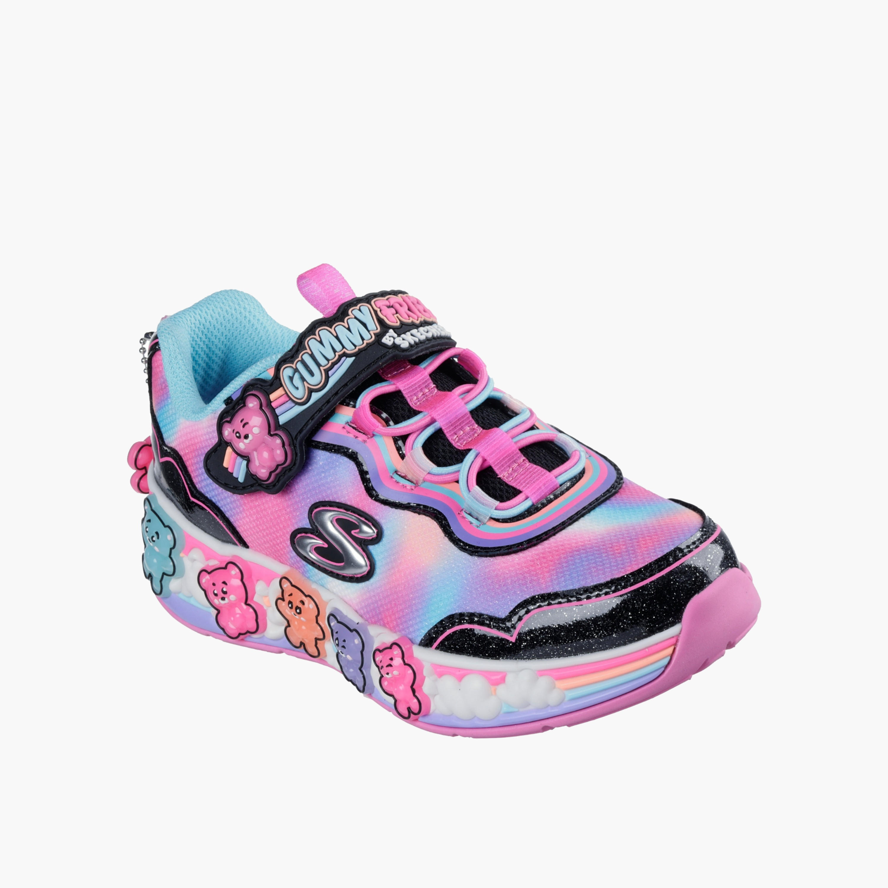 Skechers Girls GUMMY FRIENDS Hook & Loop Sports Shoes-girls-shoes-sneakers-image-4
