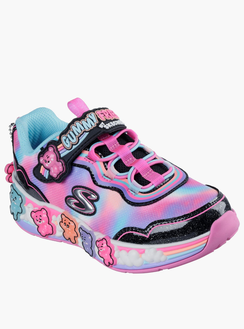 Skechers Girls GUMMY FRIENDS Hook & Loop Sports Shoes-girls-shoes-sneakers-image-4