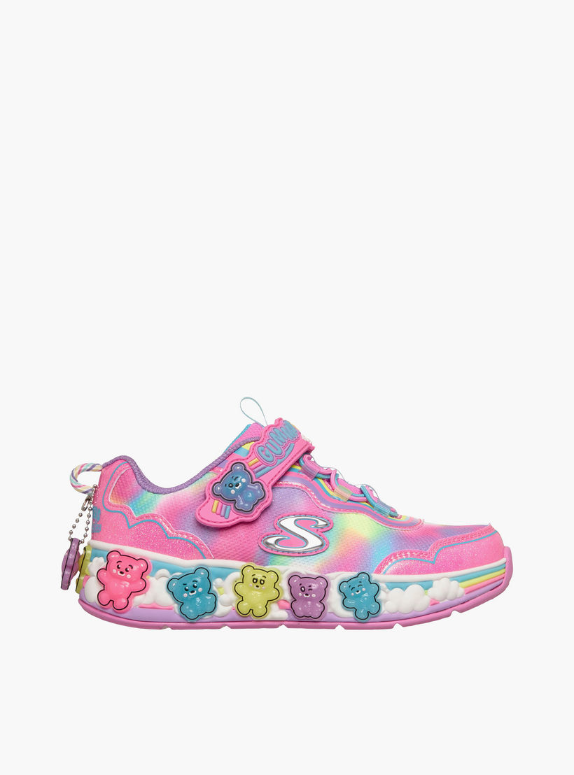 Skechers Girls GUMMY FRIENDS Hook & Loop Sneakers-girls-shoes-sneakers-image-2