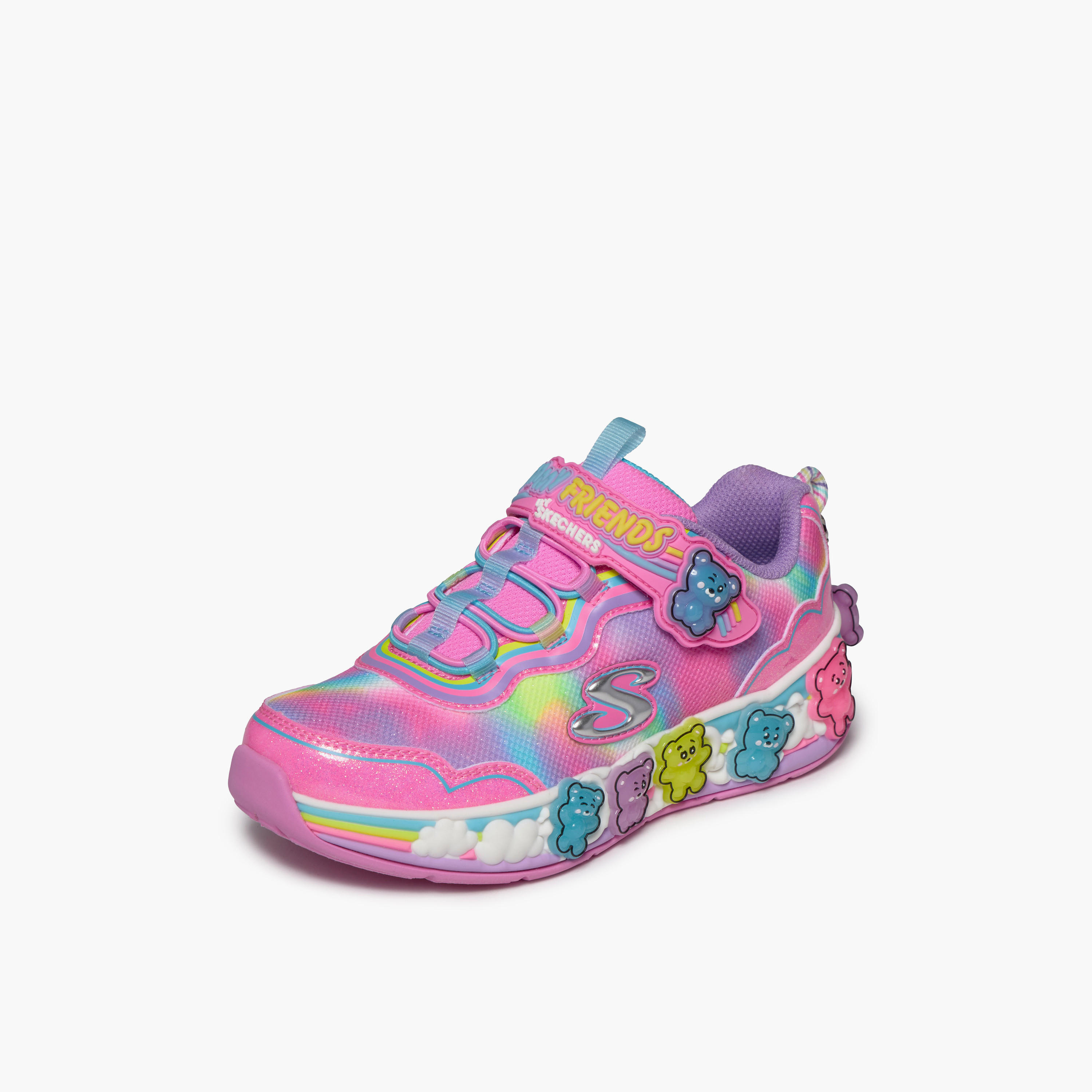 Skechers Girls GUMMY FRIENDS Hook & Loop Sneakers-girls-shoes-sneakers-image-3