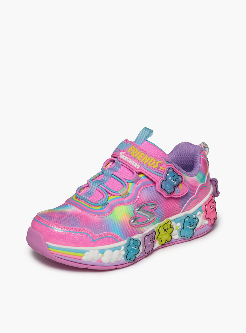 Skechers Girls GUMMY FRIENDS Hook & Loop Sneakers-girls-shoes-sneakers-image-3