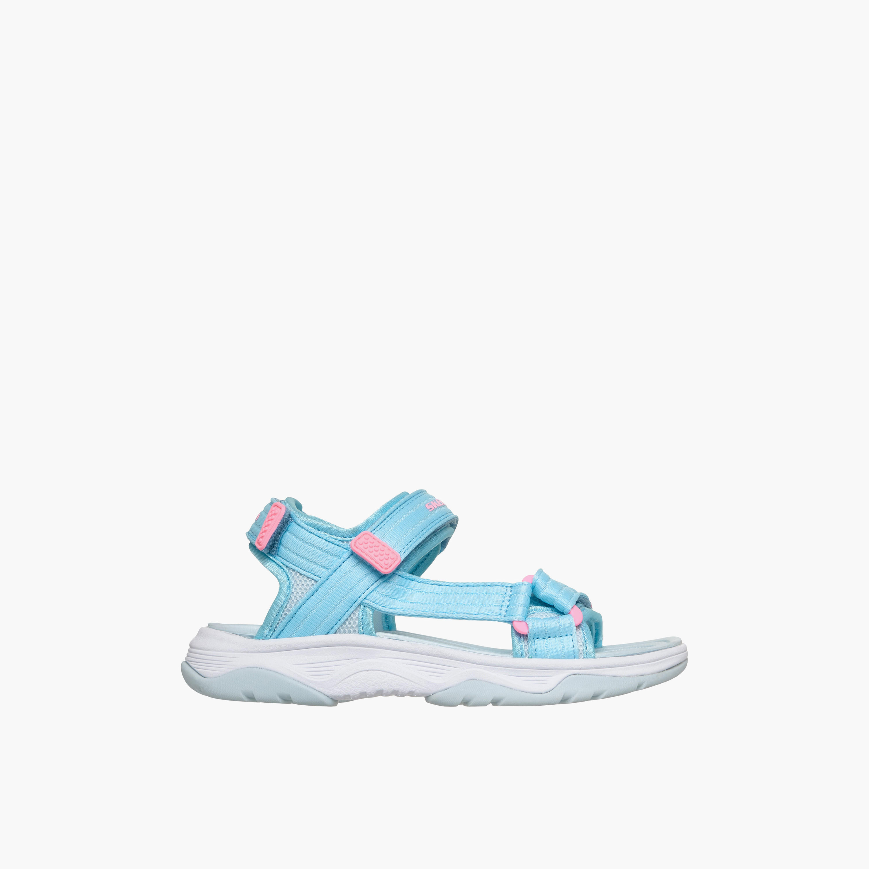 صندل مسطح بشريط إغلاق لاصق للبنات تريد سيكر من سكيتشرز-girls-shoes-sandals-image-3