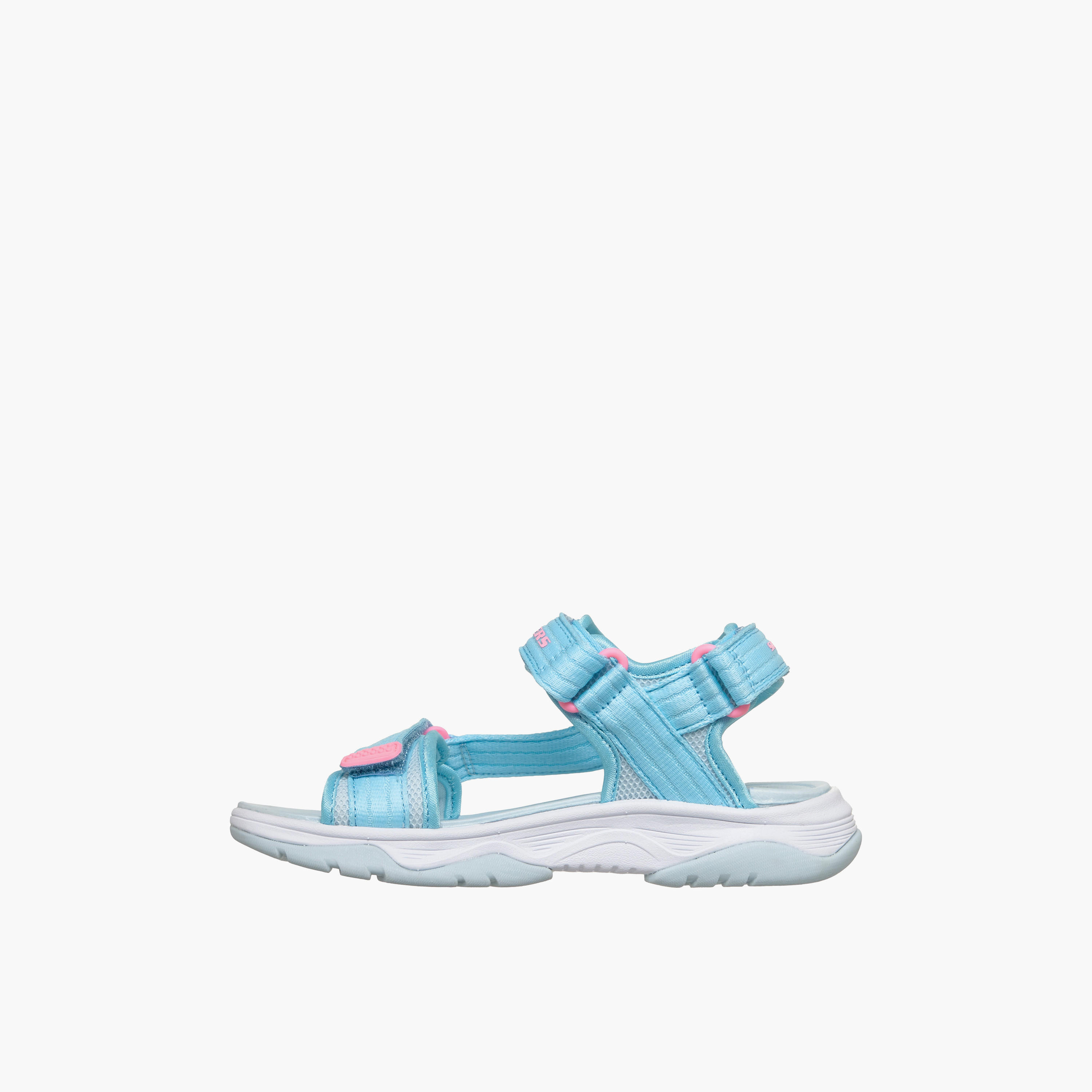 صندل مسطح بشريط إغلاق لاصق للبنات تريد سيكر من سكيتشرز-girls-shoes-sandals-image-5