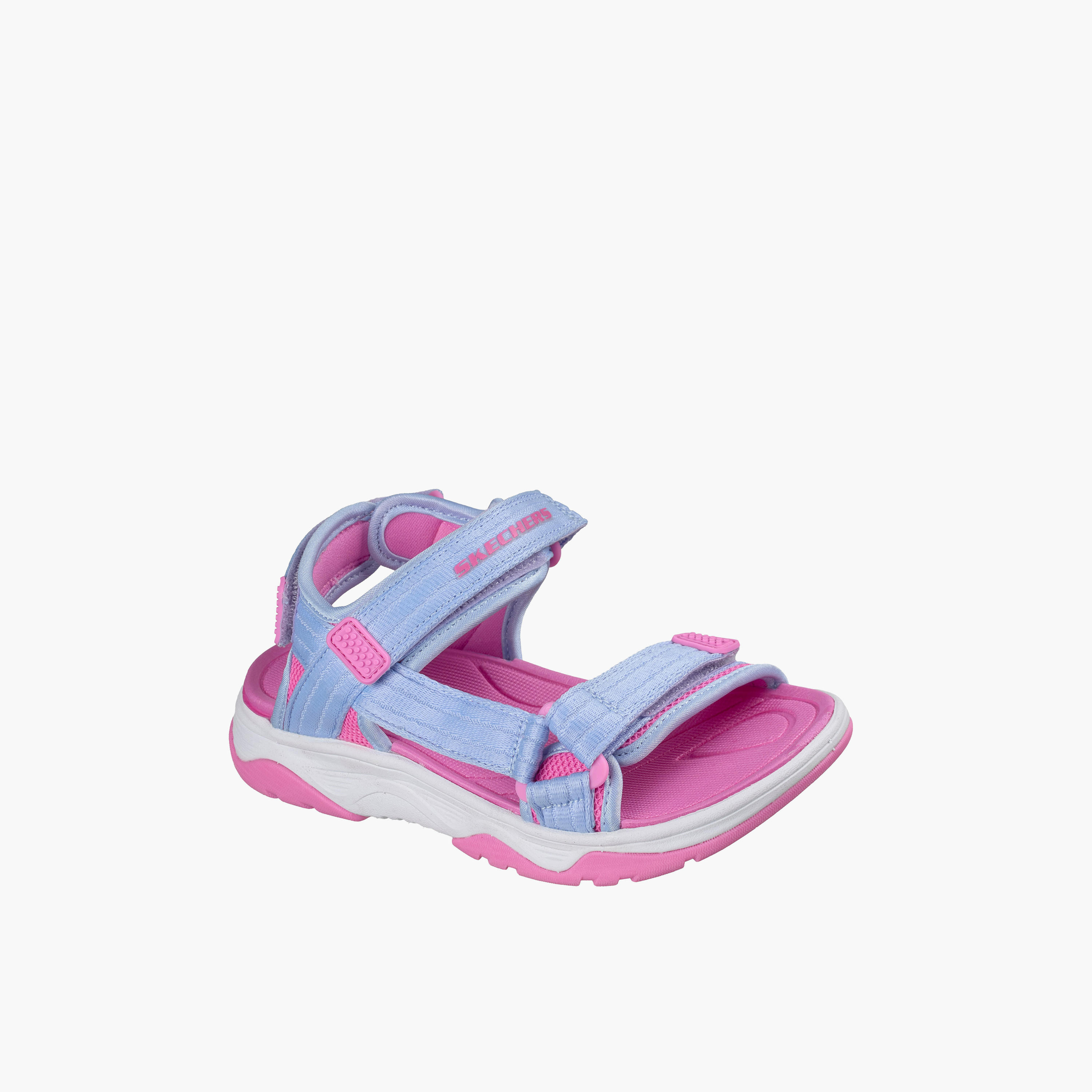 صندل مسطح بشريط إغلاق لاصق للبنات تريد سيكر من سكيتشرز-girls-shoes-sandals-image-1