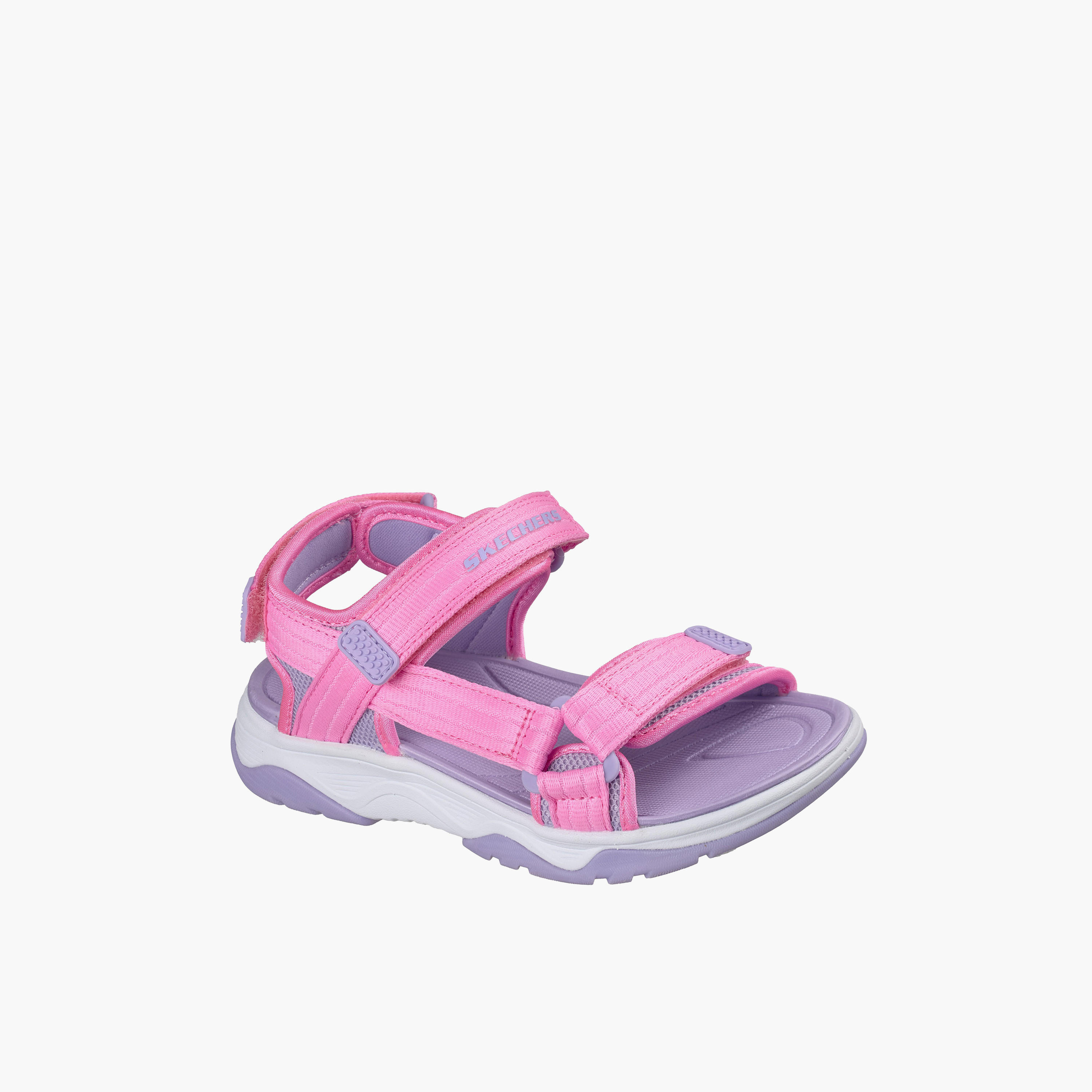 صندل مسطح بشريط إغلاق لاصق للبنات تريد سيكر من سكيتشرز-girls-shoes-sandals-image-1