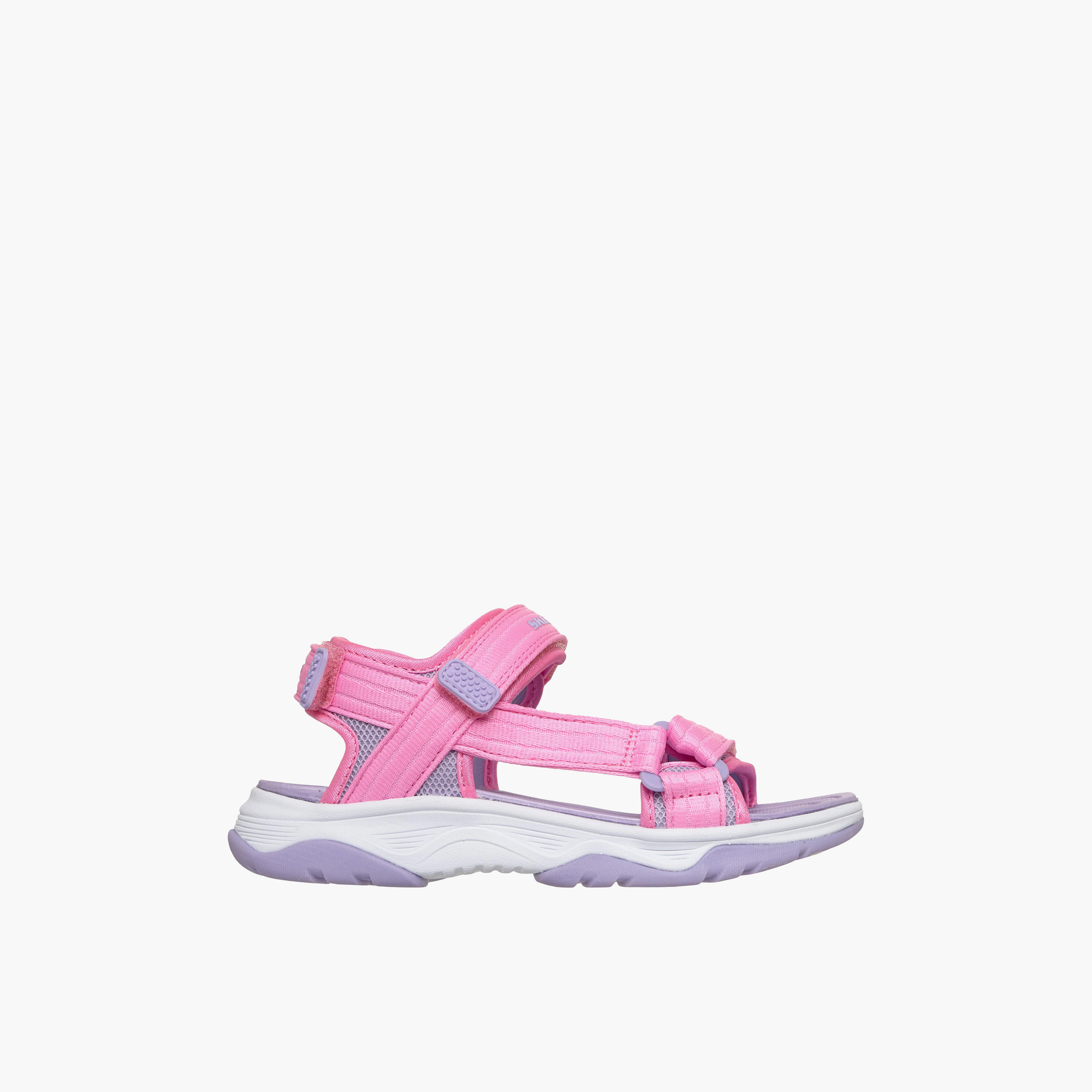 صندل مسطح بشريط إغلاق لاصق للبنات تريد سيكر من سكيتشرز-girls-shoes-sandals-image-3