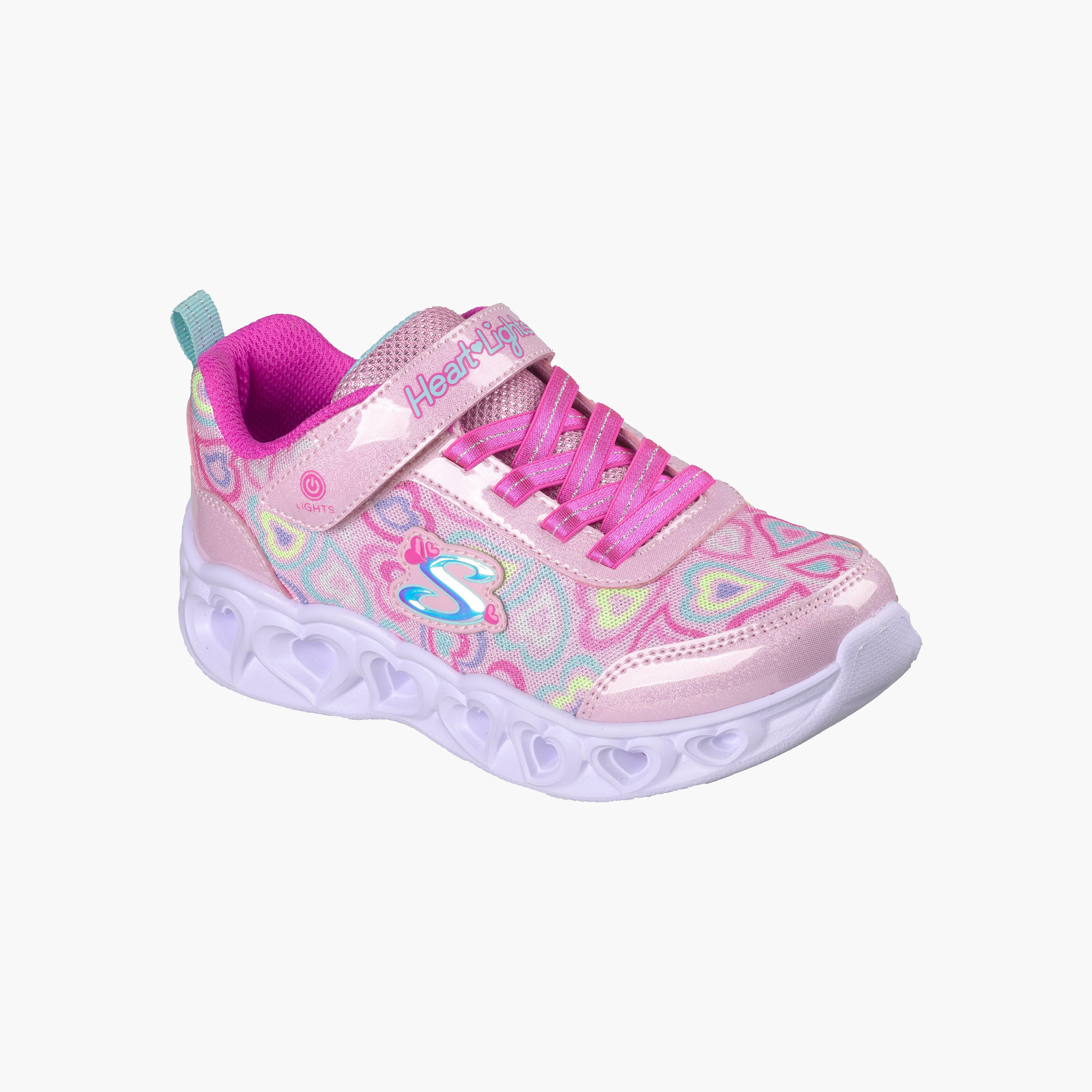 Skechers Girls Light-Up Hook & Loop Sports Shoes-girls-shoes-sneakers-image-5