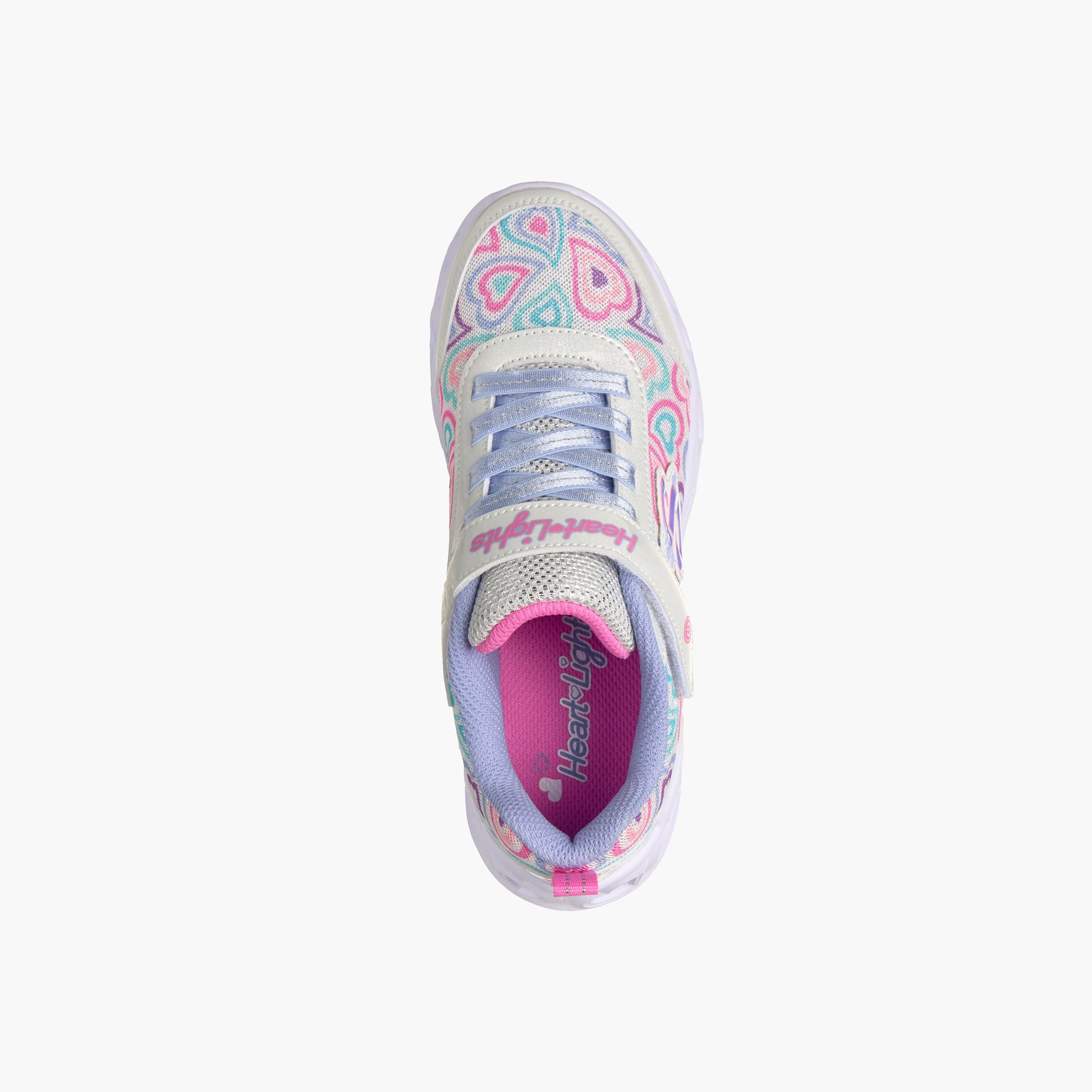Skechers Girls Light-Up Hook & Loop Sports Shoes-girls-shoes-sneakers-image-2