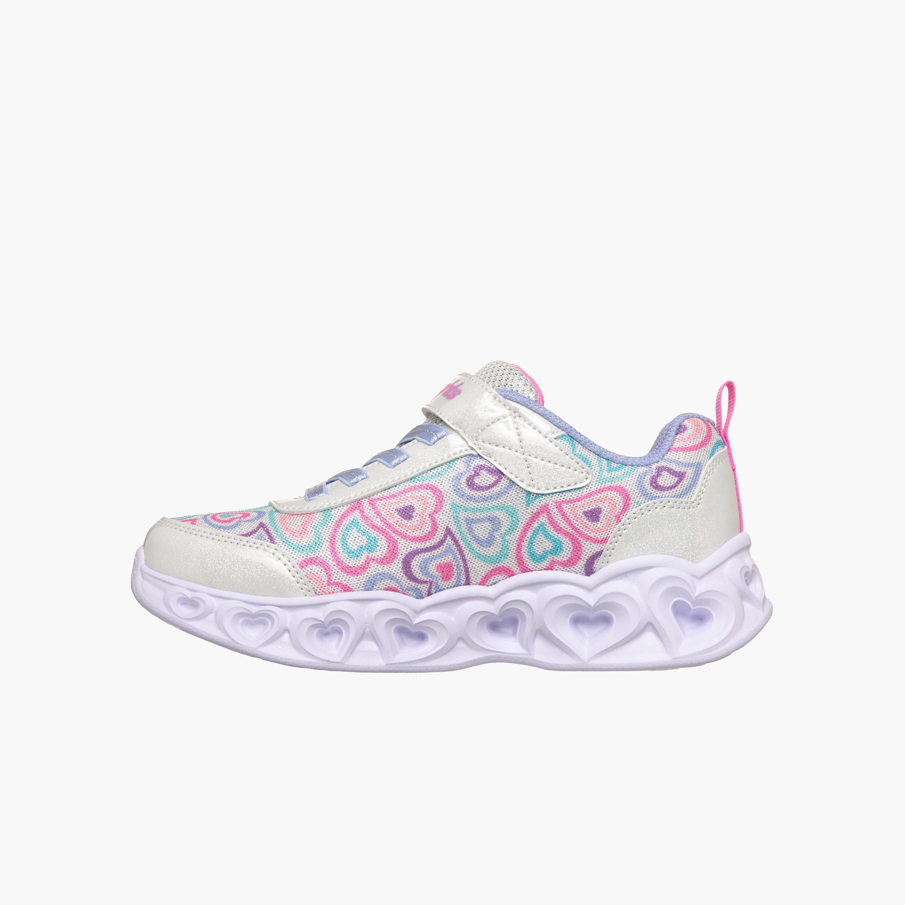 Skechers Girls Light-Up Hook & Loop Sports Shoes-girls-shoes-sneakers-image-5