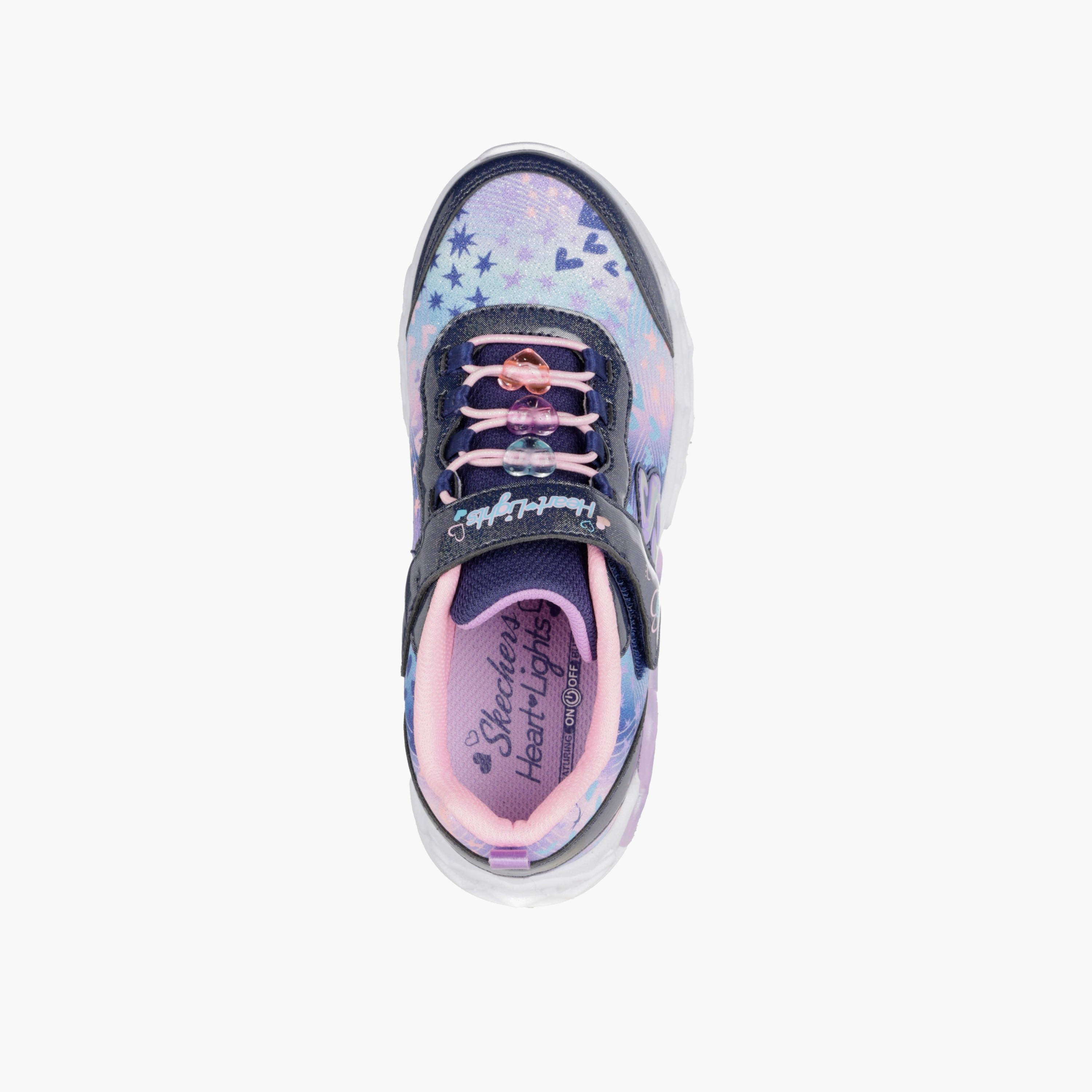 Skechers Girls INFINITE HEART LIGHTS Light-Up Sports Shoes-girls-shoes-sneakers-image-3