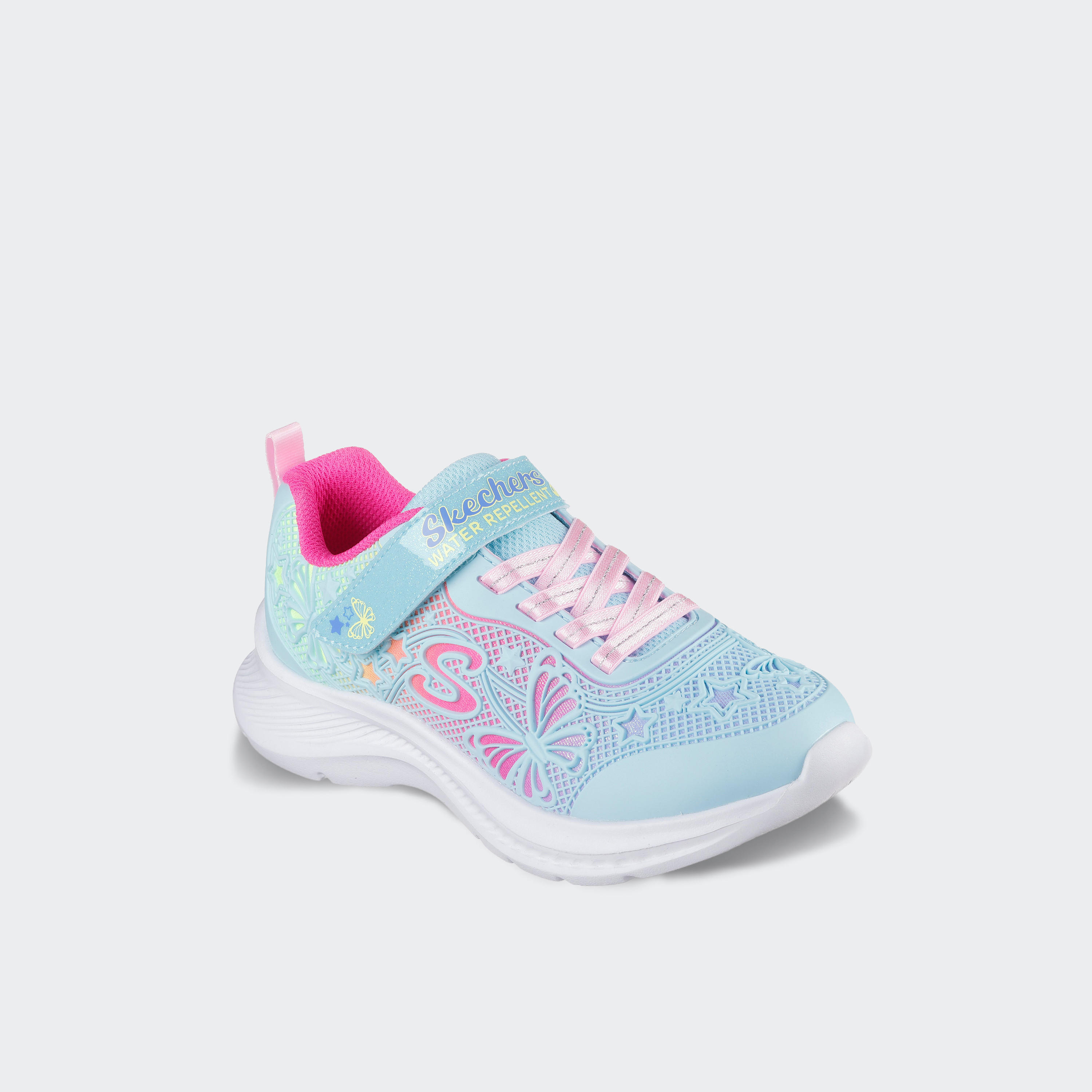 Skechers Girls Jumpsters 2.0 Hook & Loop Ankle Sneakers-girls-shoes-sneakers-image-1