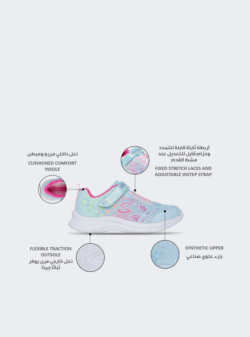 Skechers Girls Jumpsters 2.0 Hook & Loop Ankle Sneakers-girls-shoes-sneakers-image-2