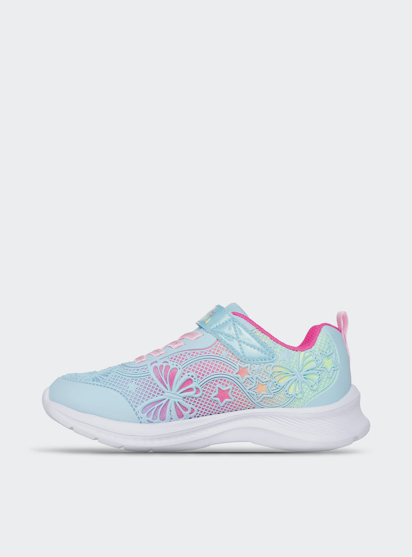 Skechers Girls Jumpsters 2.0 Hook & Loop Ankle Sneakers-girls-shoes-sneakers-image-4