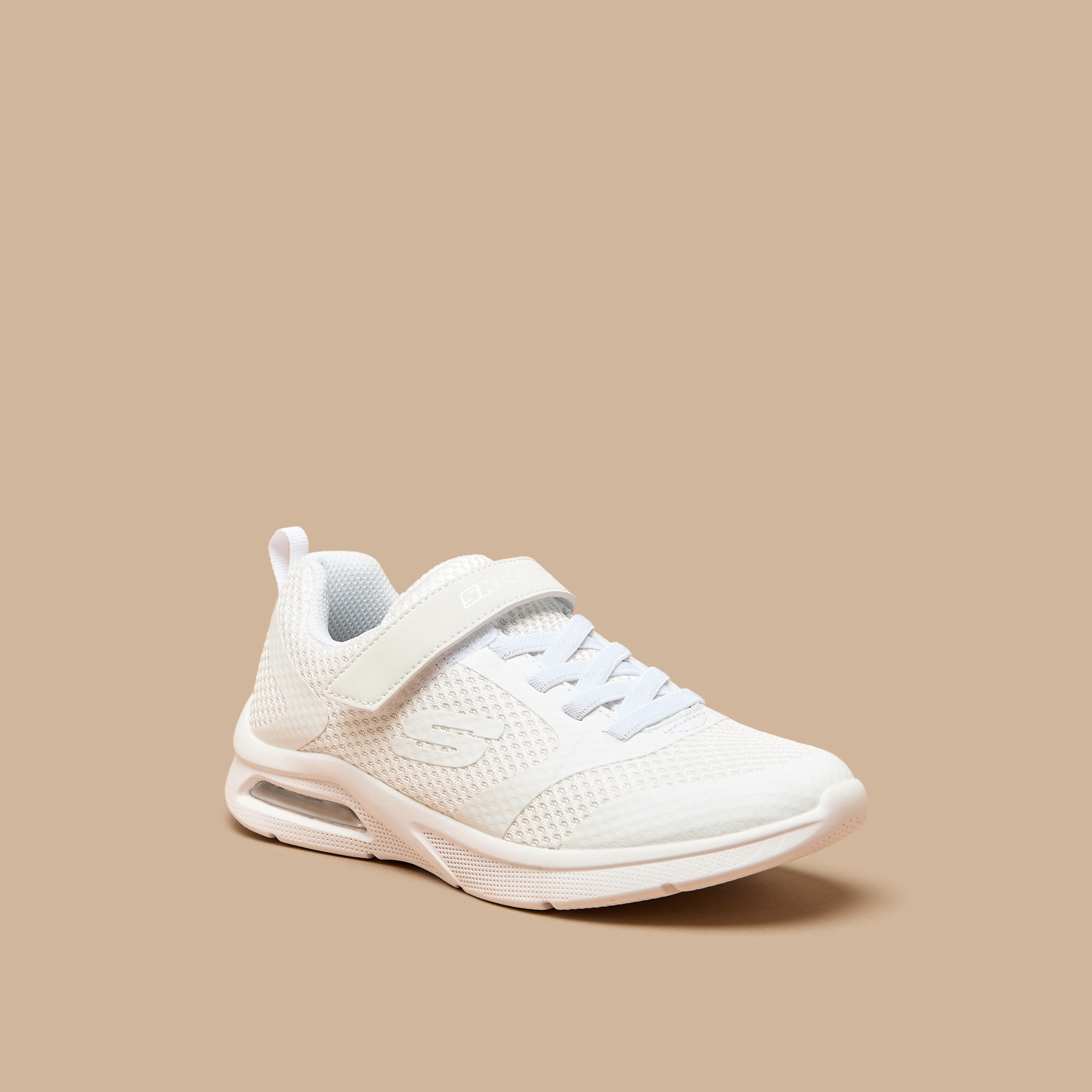 Skechers Girls Textured Microspec Max Hook & Loop Ankle Shoes-girls-shoes-sneakers-image-1