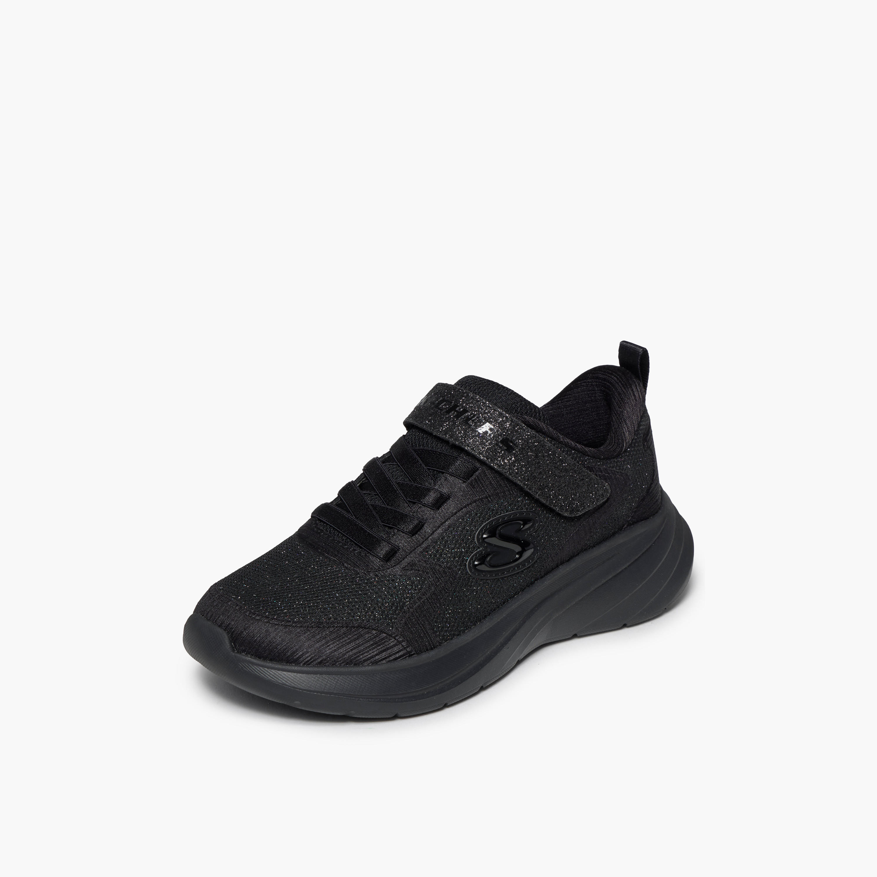 Skechers Girls WAVE 92 Hook & Loop Sneakers-girls-shoes-sneakers-image-4