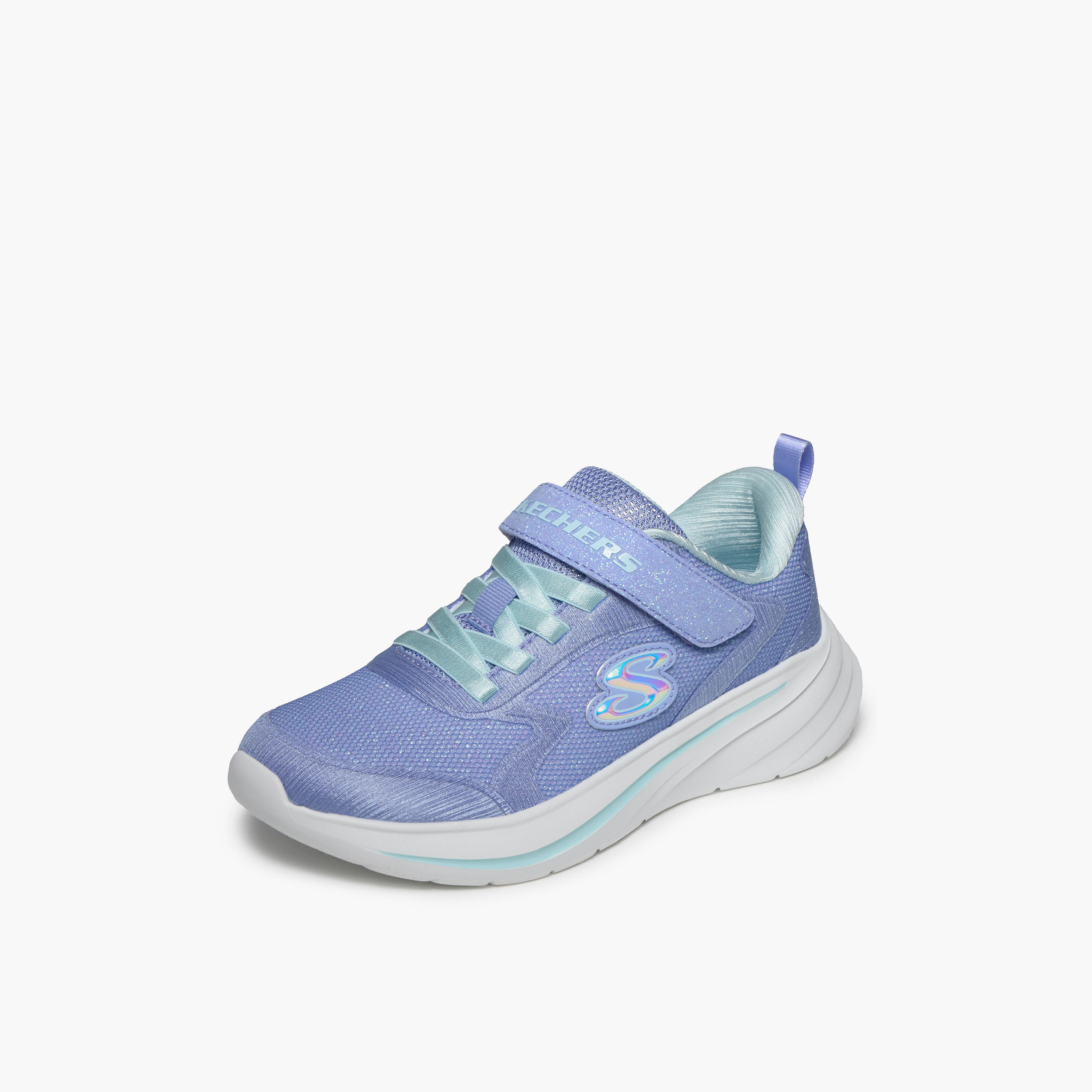 Skechers Girls WAVE 92 Hook & Loop Sneakers - 303557L-PERI-CP-girls-shoes-sneakers-image-4