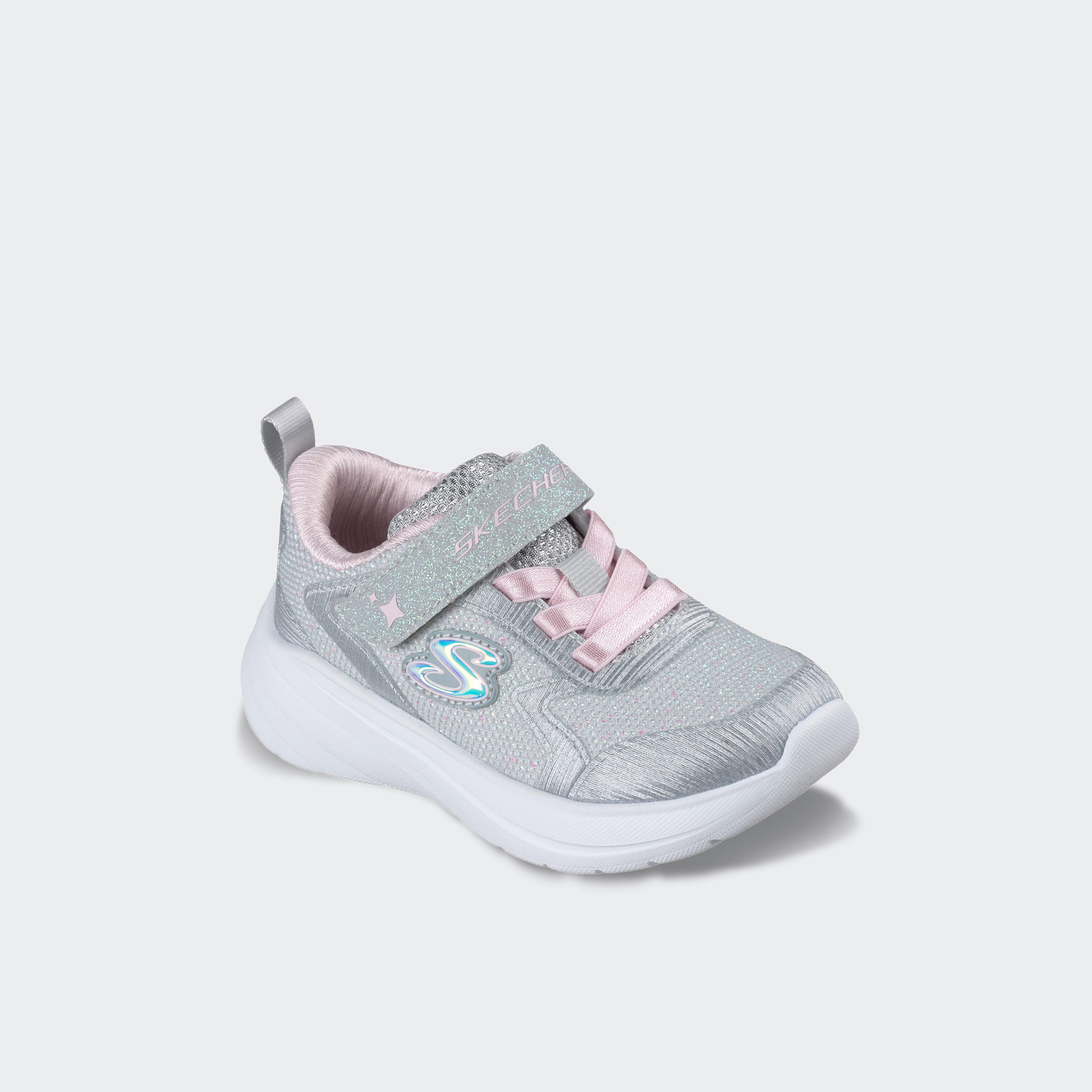 حذاء سنيكرز بشريط لاصق ويف 92 للأطفال من سكيتشرز-baby-girls-shoes-closedshoes-image-1