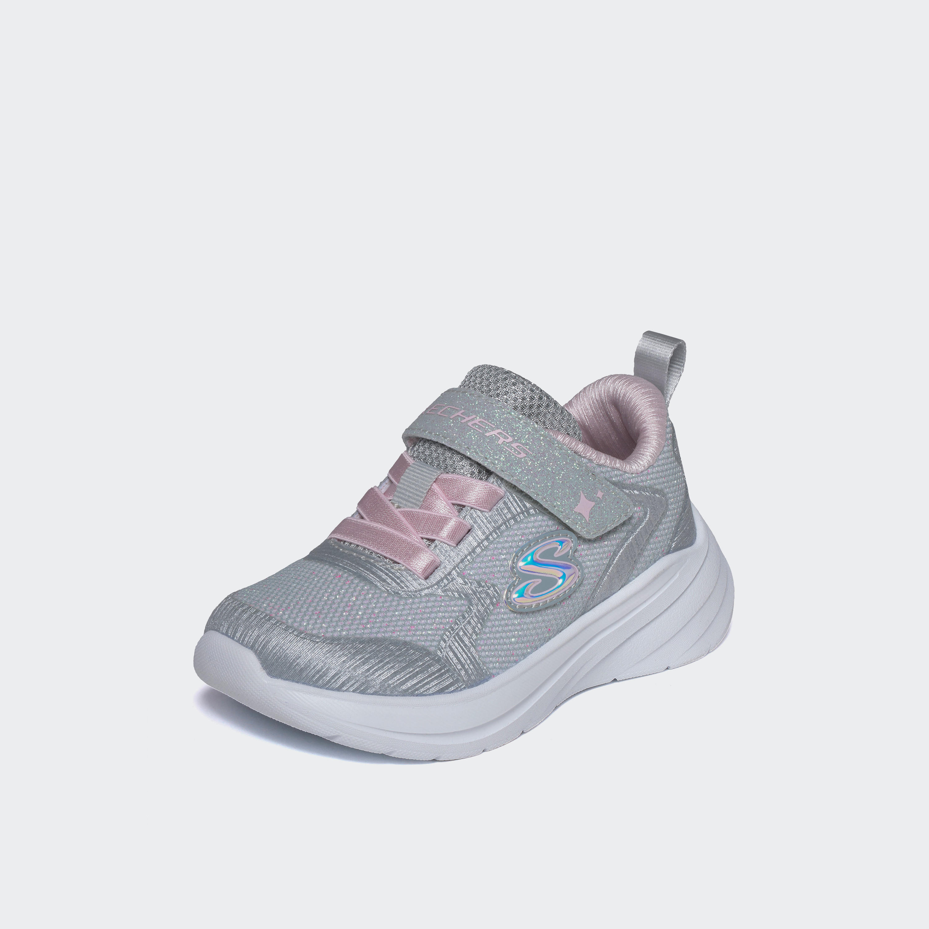 حذاء سنيكرز بشريط لاصق ويف 92 للأطفال من سكيتشرز-baby-girls-shoes-closedshoes-image-4