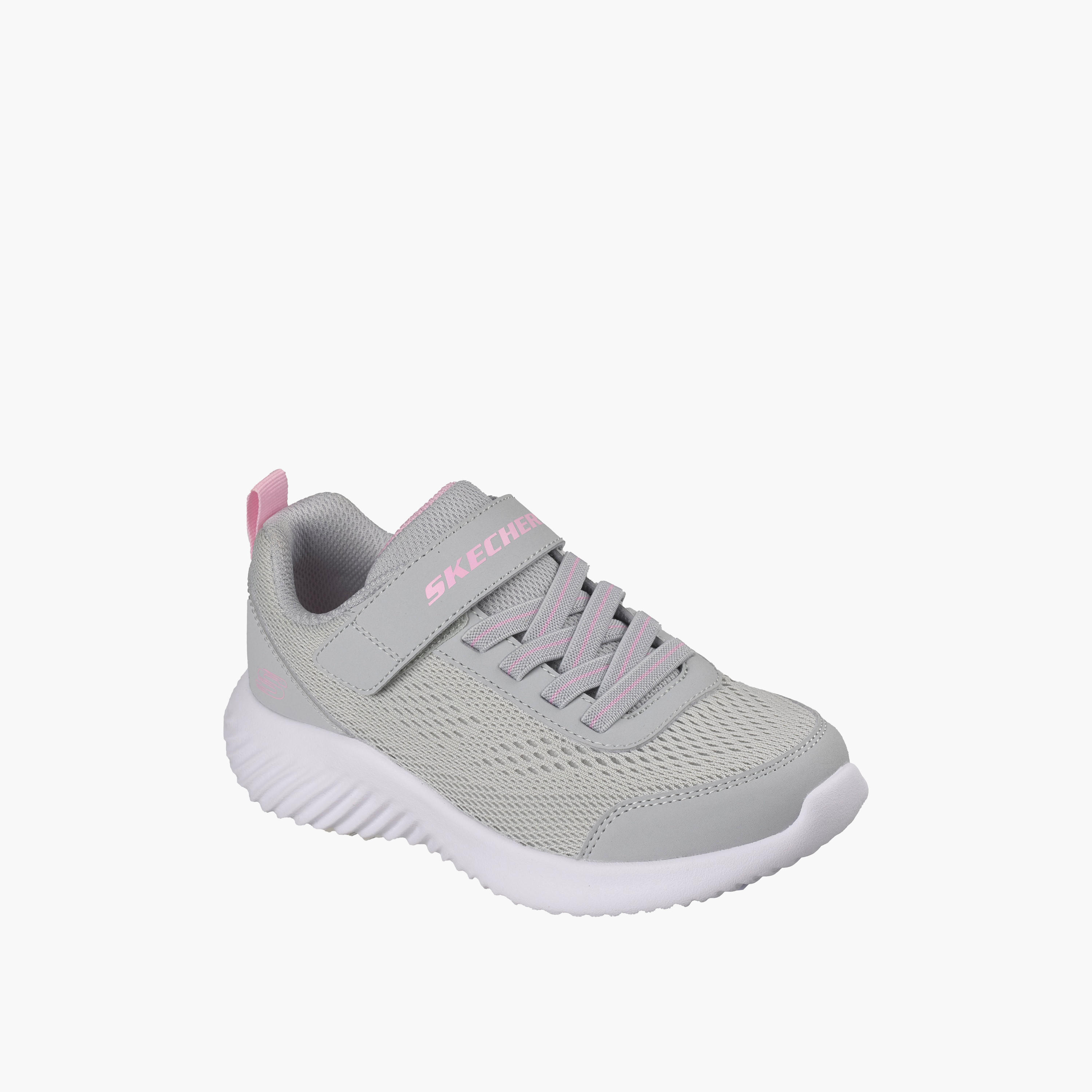 Skechers Girls Bounder Hook & Loop Sports Shoes-girls-shoes-sports-image-1