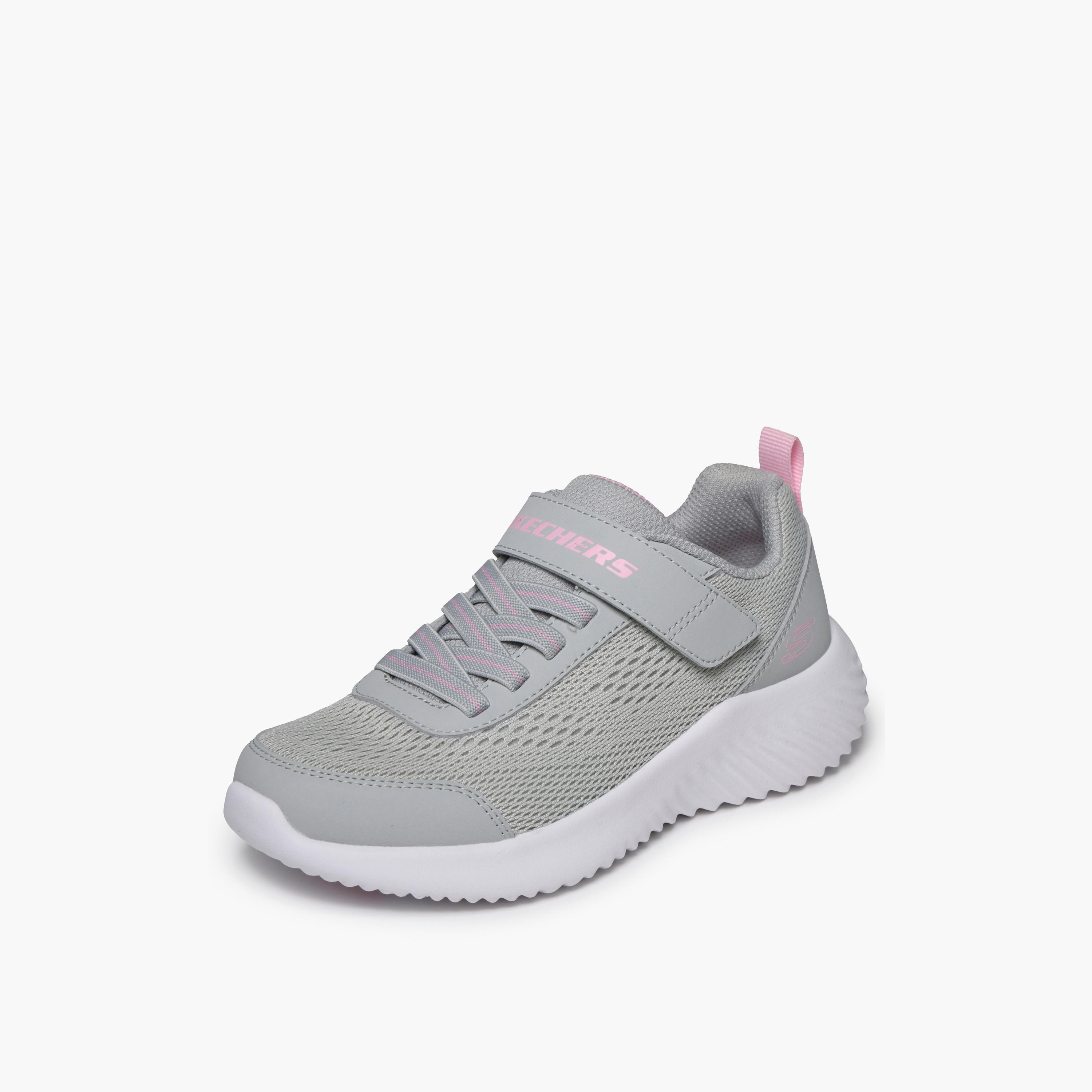 Skechers Girls Bounder Hook & Loop Sports Shoes-girls-shoes-sports-image-4