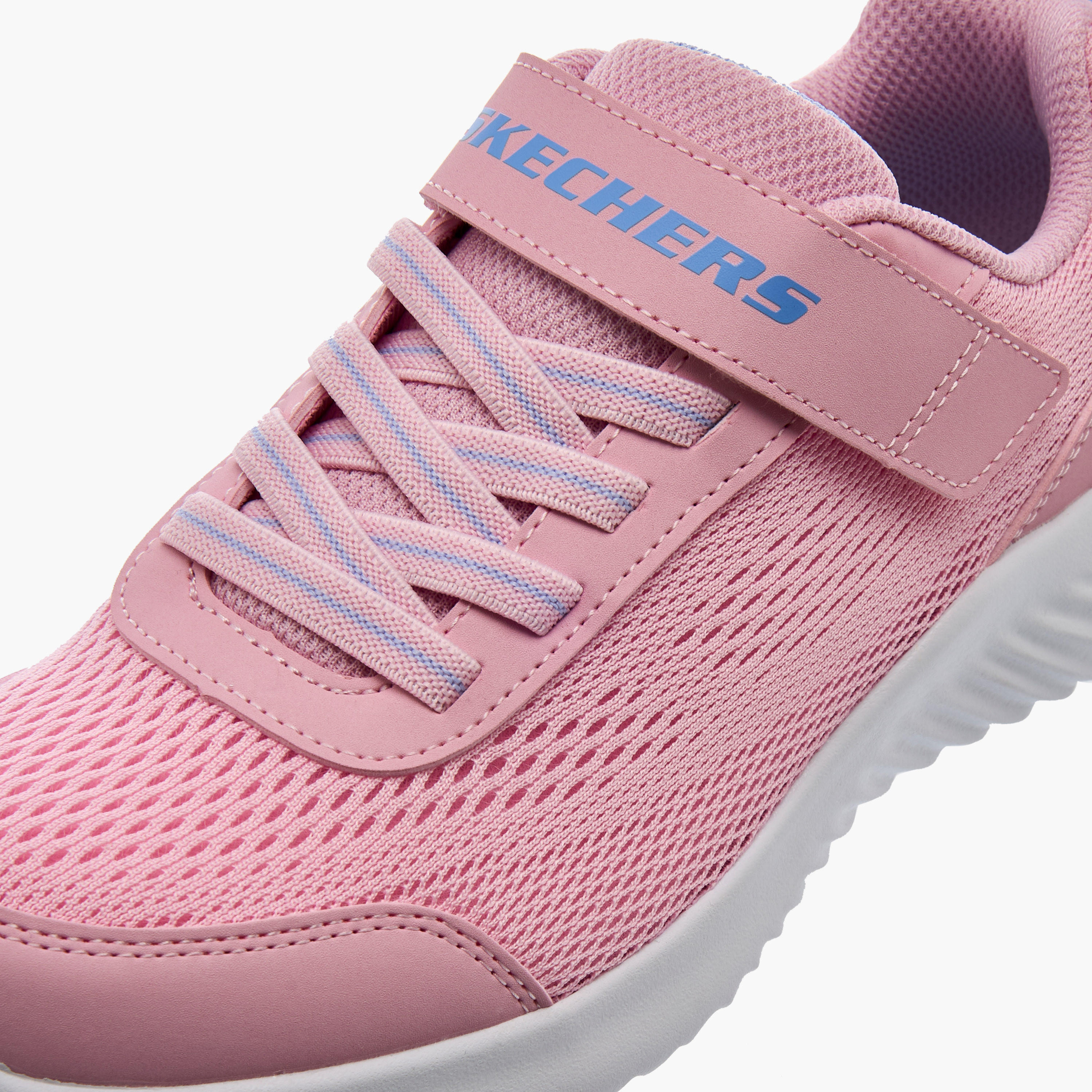 حذاء رياضي بشريط إغلاق لاصق باوندر للبنات من سكيتشرز-girls-shoes-sports-image-4