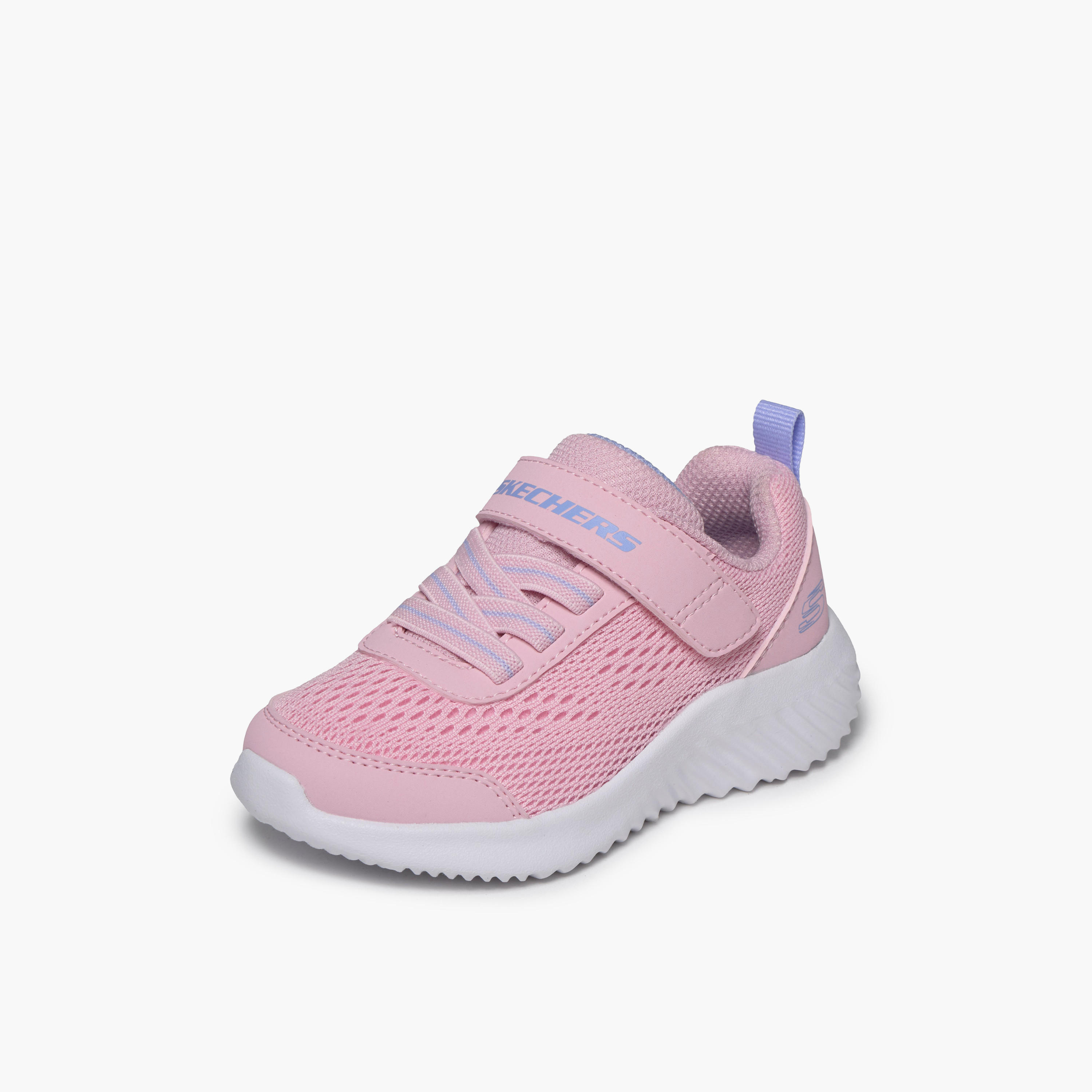 حذاء سنيكرز بشريط إغلاق لاصق للبنات باوندر من سكيتشرز-girls-shoes-sneakers-image-4